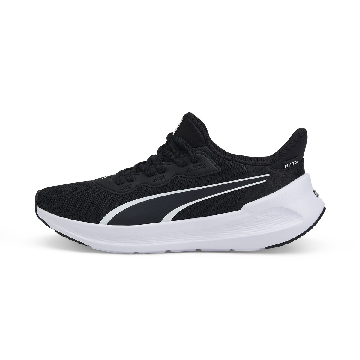 Softride Symmetry SLIPTECH™ Sneakers Unisex in Black/White by PUMA, UK 4.5