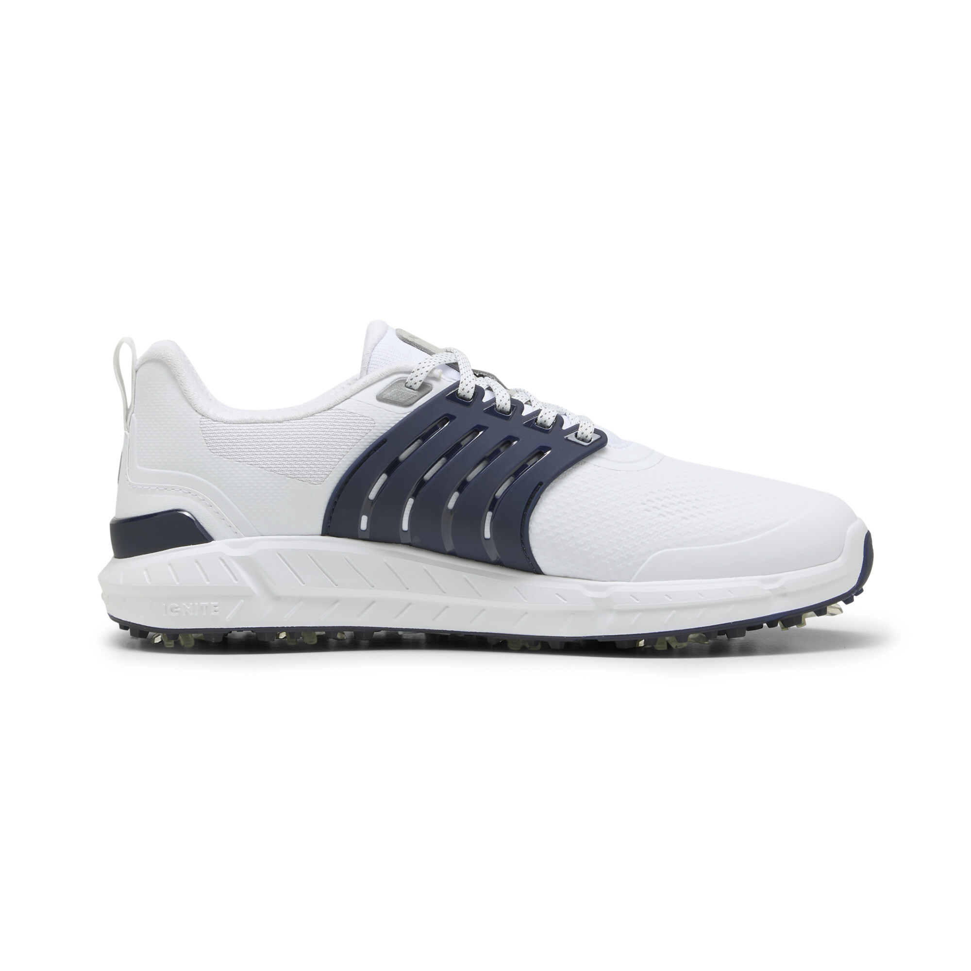 PUMA Ignite Elevate 2 Tour golfschoenen voor Heren, Blauw/Wit/Zilver, Maat 44,5 thumbnail 3