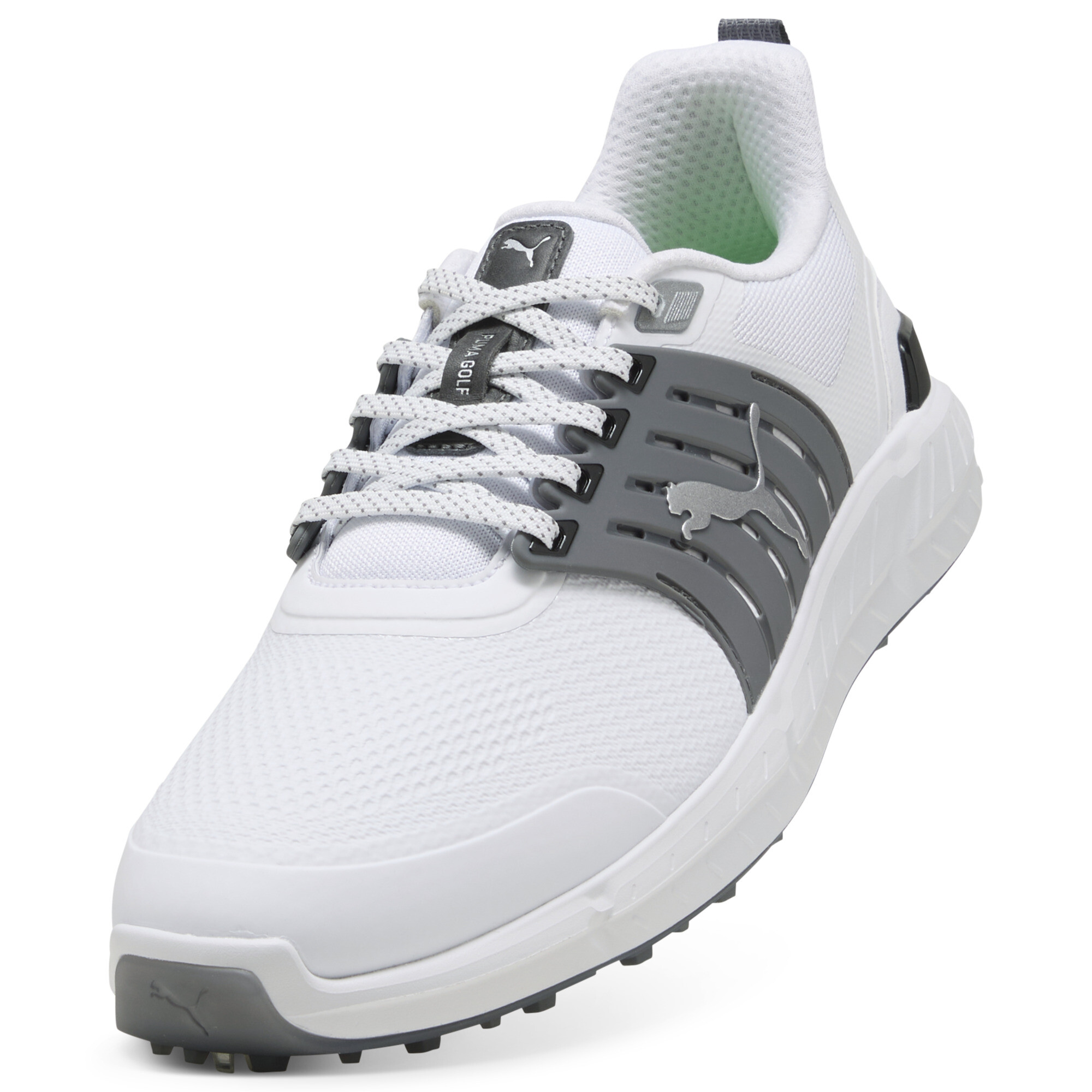 PUMA Ignite Elevate 2 Tour golfschoenen voor Heren, Zwart/Wit, Maat 46 thumbnail 2