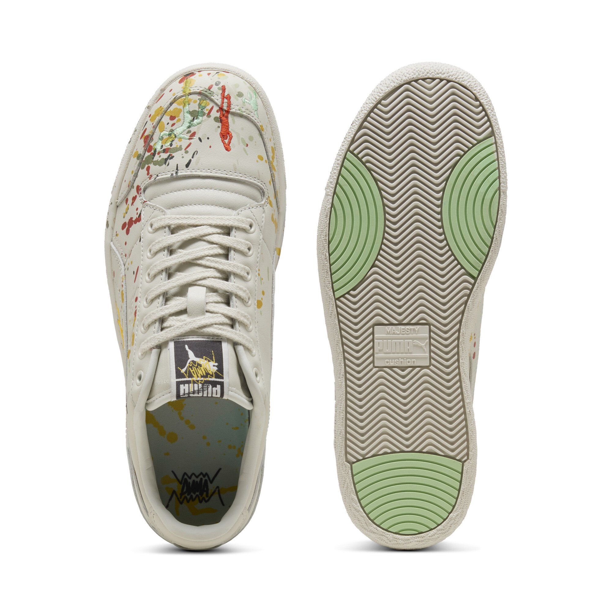 PUMA Majesty Points, Grijs, Maat 44 thumbnail 4