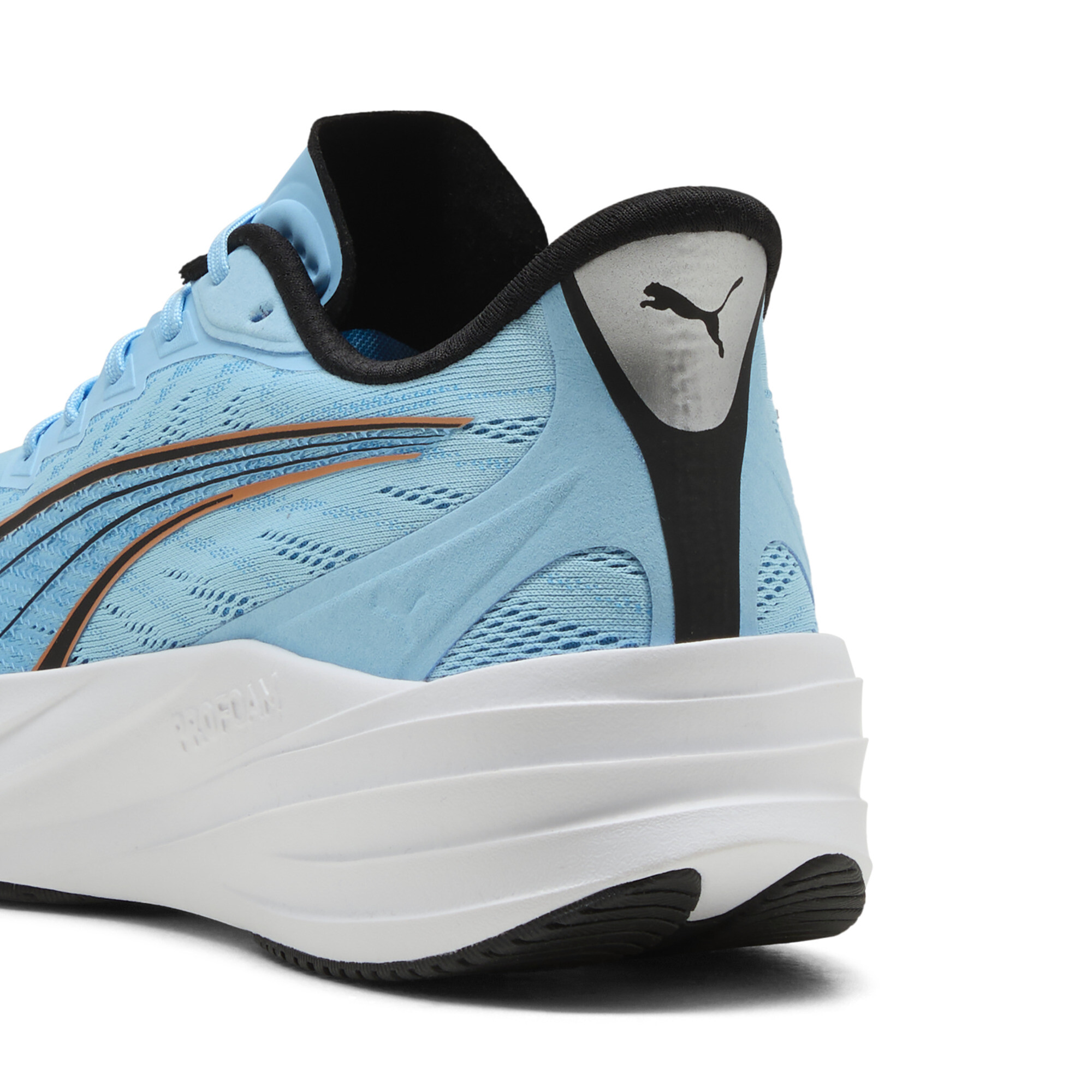 PUMA Darter Pro 2 uniseks hardloopschoenen, Blauw/Wit/Zilver, Maat 36 thumbnail 5