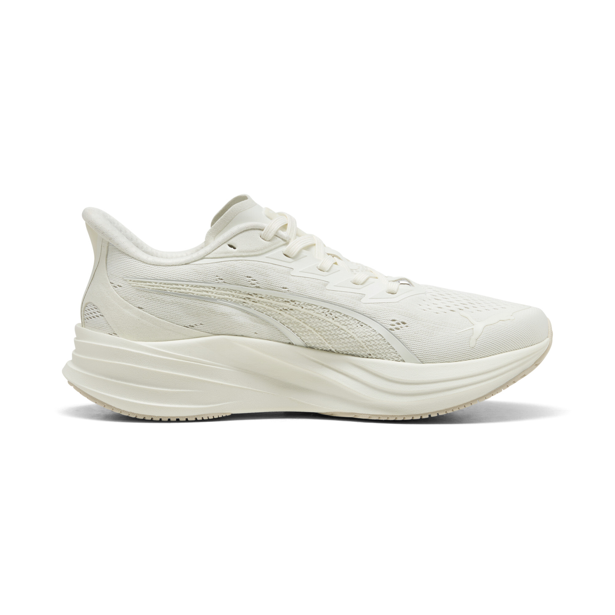 PUMA Darter Pro 2 uniseks hardloopschoenen, Wit/Zilver, Maat 41 thumbnail 3