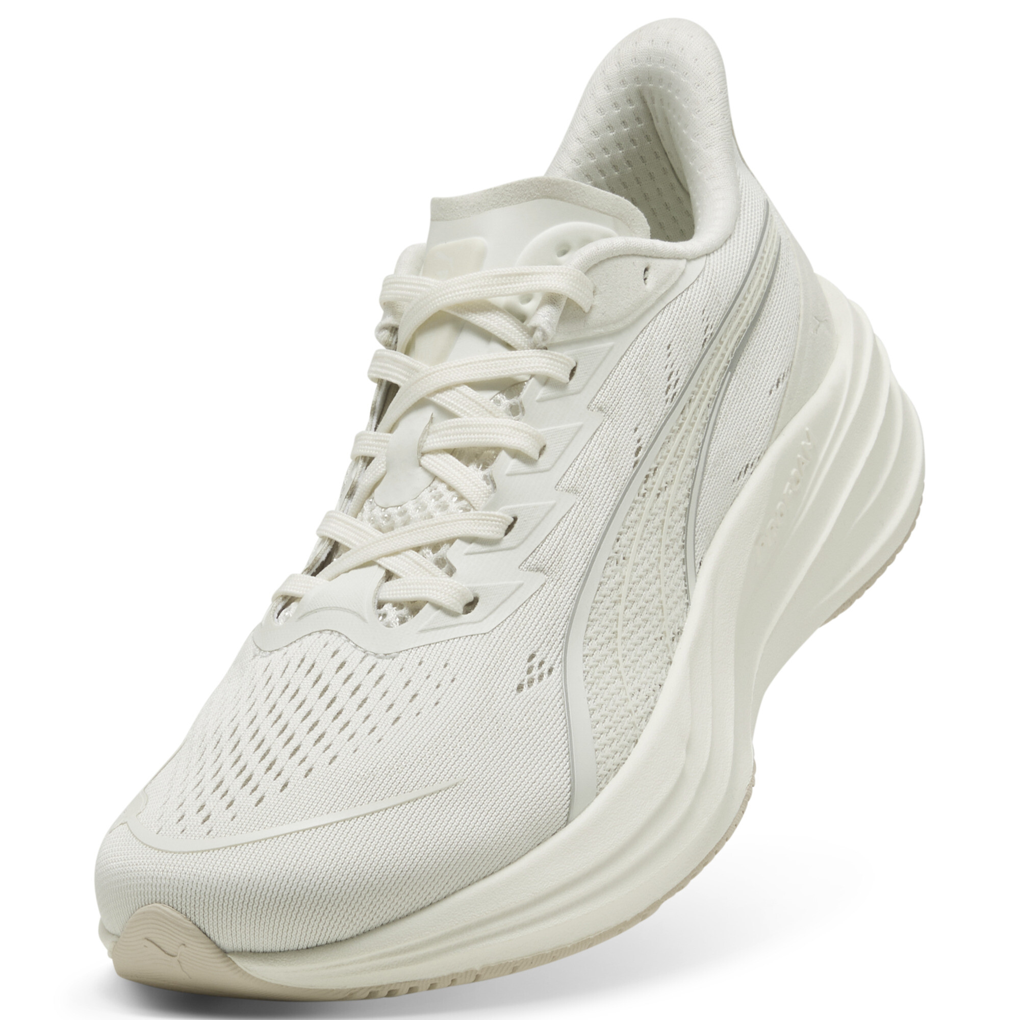 PUMA Darter Pro 2 uniseks hardloopschoenen, Wit/Zilver, Maat 41 thumbnail 2