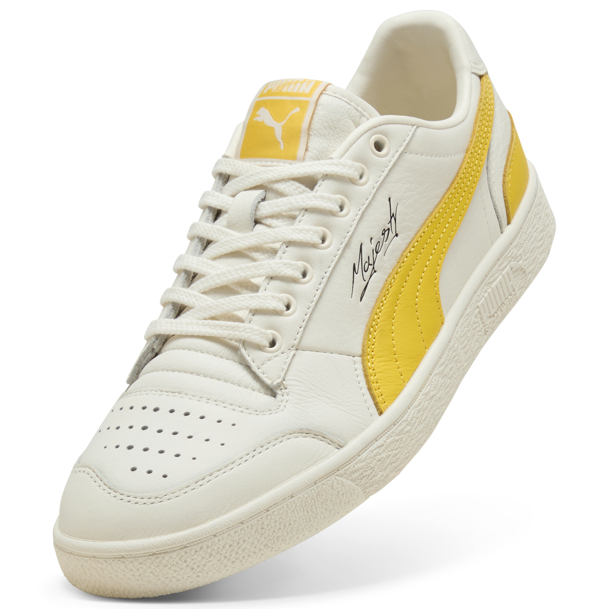PUMA Majesty uniseks sneakers, Geel/Wit, Maat 51 thumbnail 2