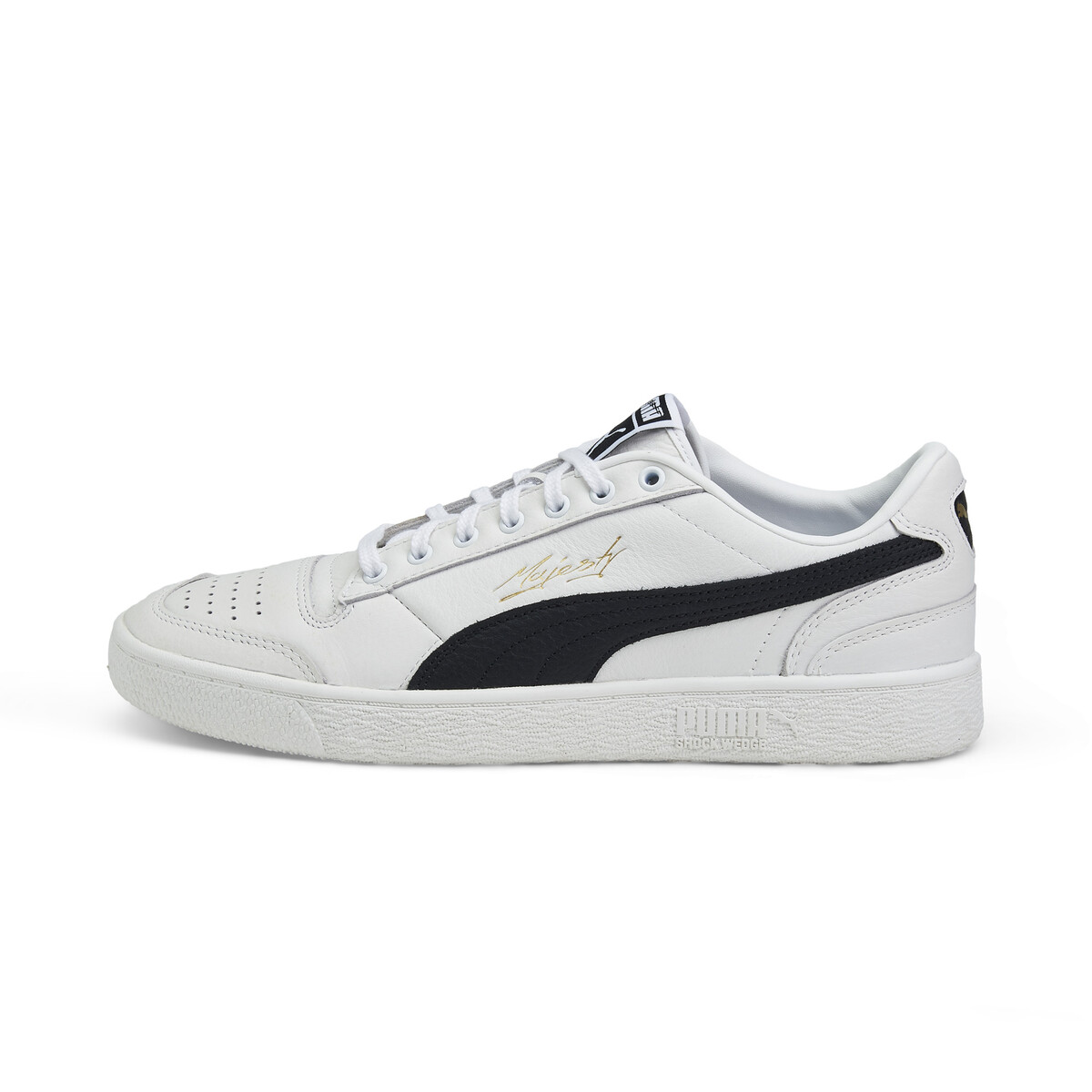 Majesty Sneakers Unisex in White/Black by PUMA, UK 7
