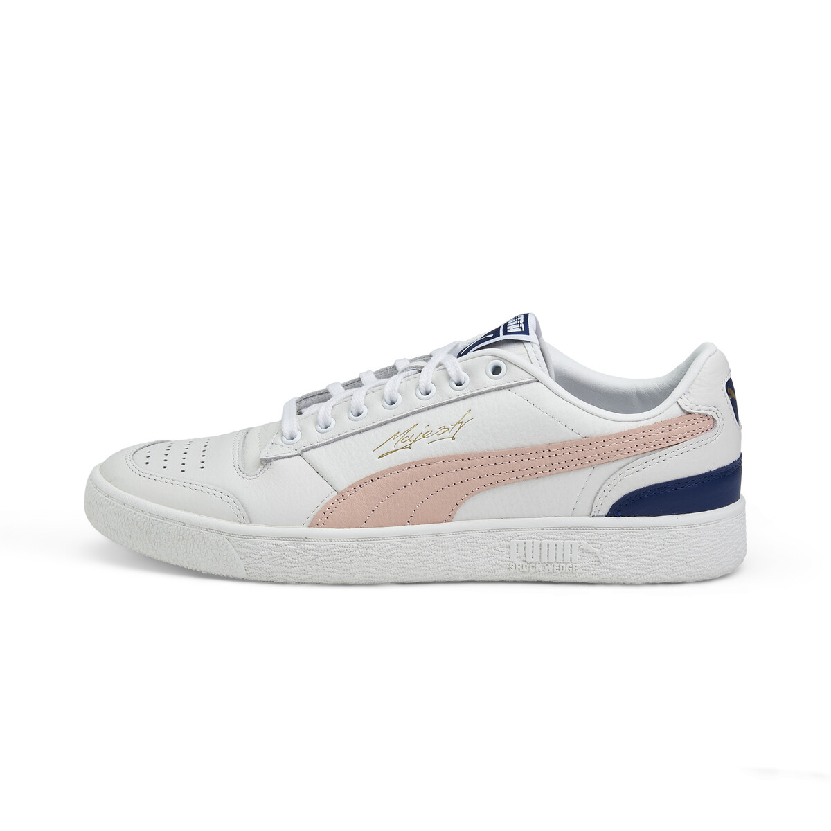 Majesty Sneakers Unisex in White/Rose Mauve by PUMA, UK 11