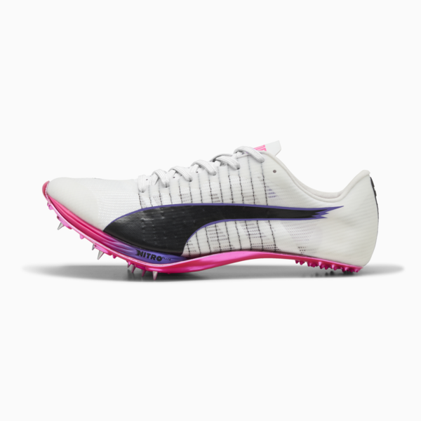 evoSPEED Sprint NITRO™ Elite 2 DIGITOKYO Spikes Unisex, PUMA White-PUMA Black-Fluro Pink Pes, large-ZAF