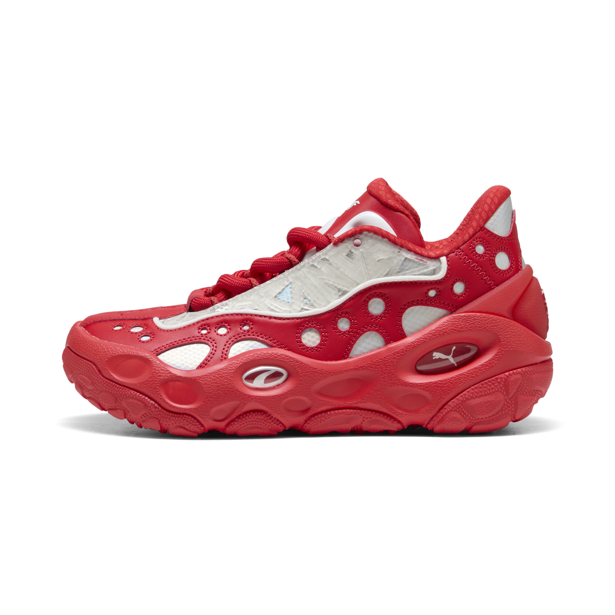 PUMA LaFrancÃ© RNR Big Kids' Sneakers in Red, Size 4.5