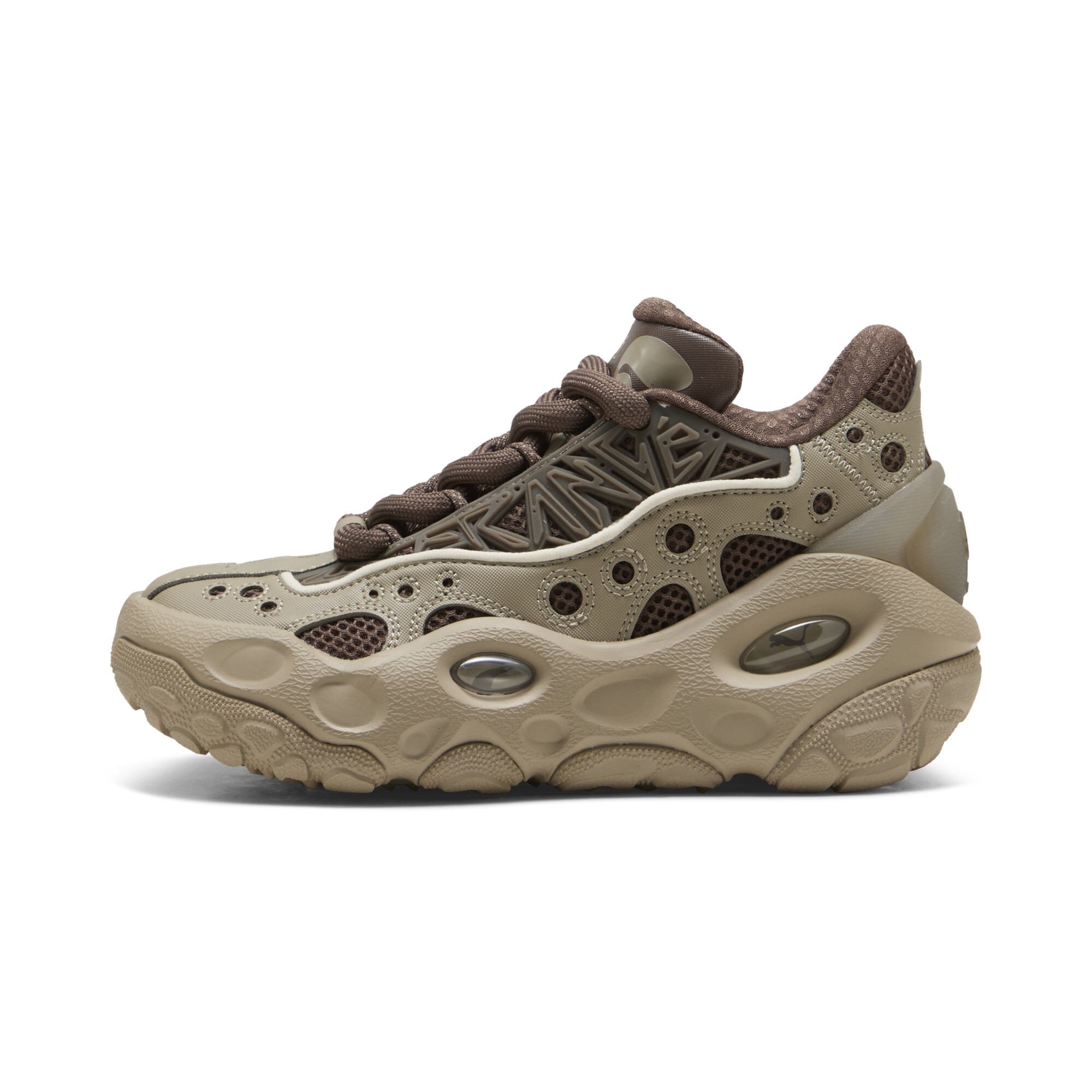 PUMA LaFrancé RNR Trail Big Kids' Sneakers in Beige, Size 7