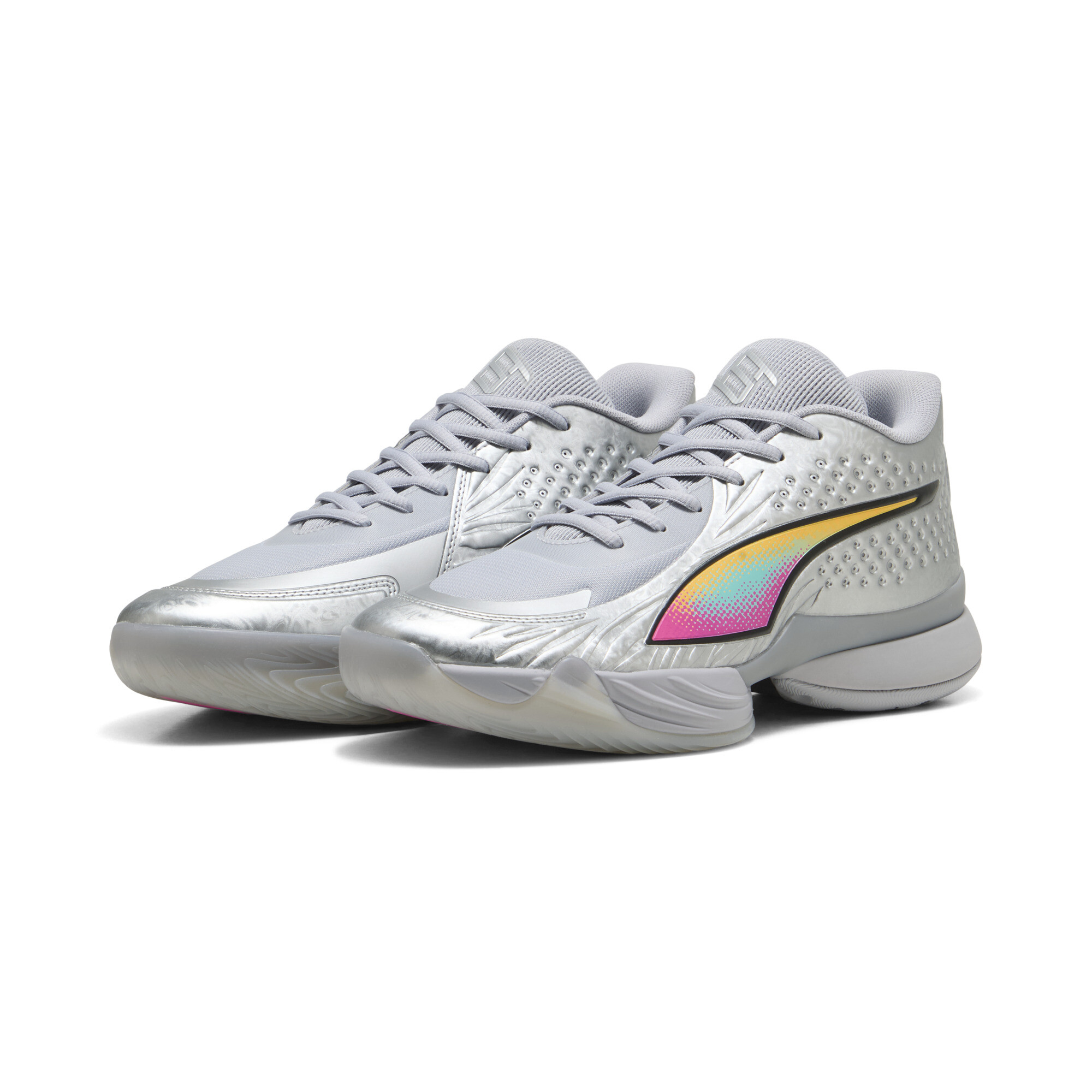 PUMA Damskie buty koszykarskie Stewie 5 Luminous, Akcesoria, Metaliczny, 42.5