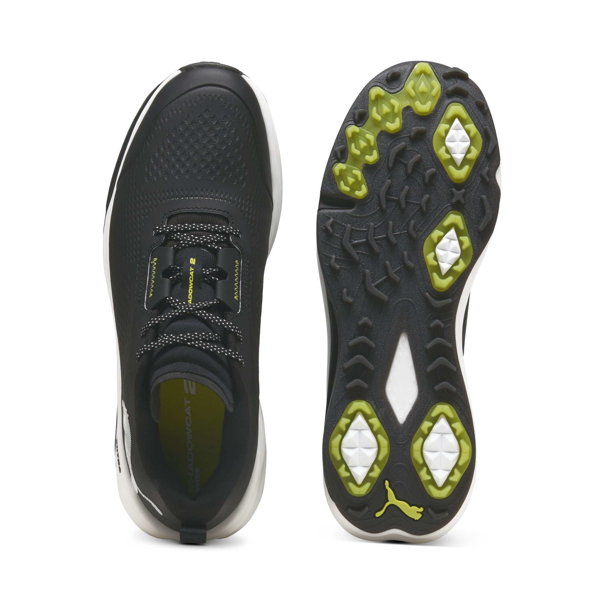 PUMA Shadowcat NITRO™ 2.0 golfschoenen voor Heren, Zwart/Wit, Maat 41 thumbnail 4
