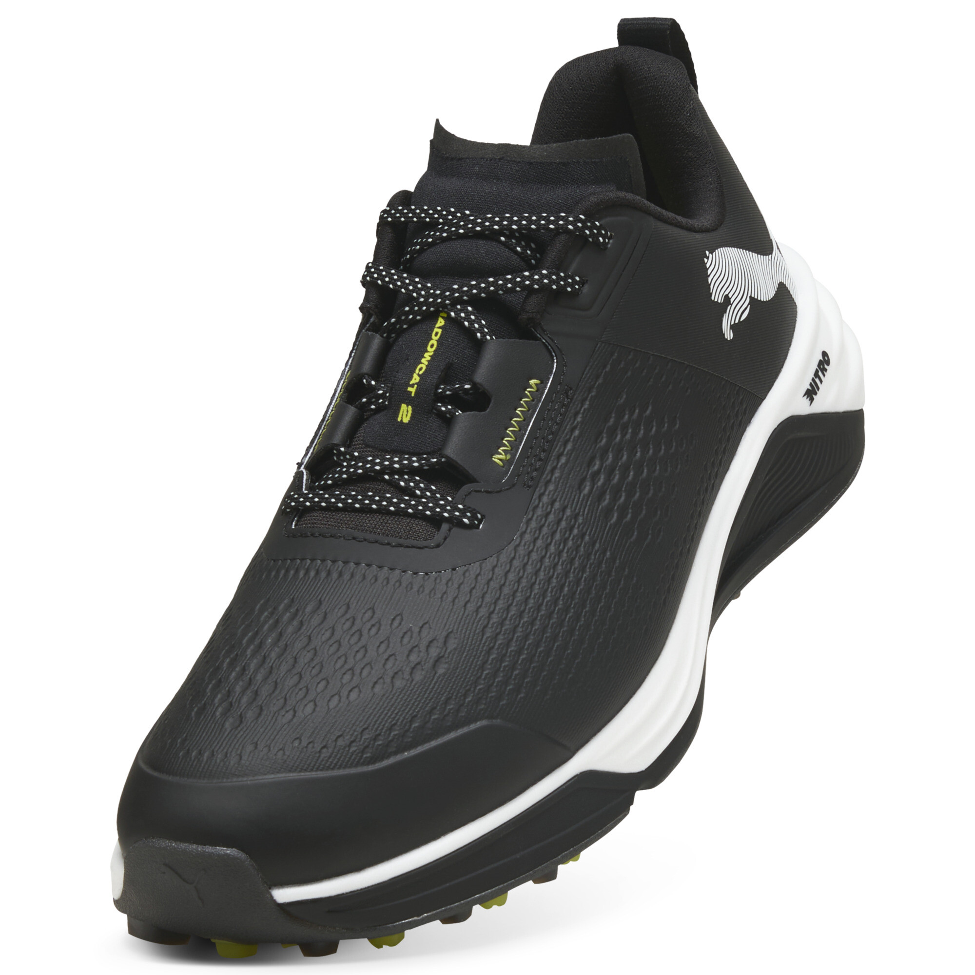 PUMA Shadowcat NITRO™ 2.0 golfschoenen voor Heren, Zwart/Wit, Maat 41 thumbnail 2