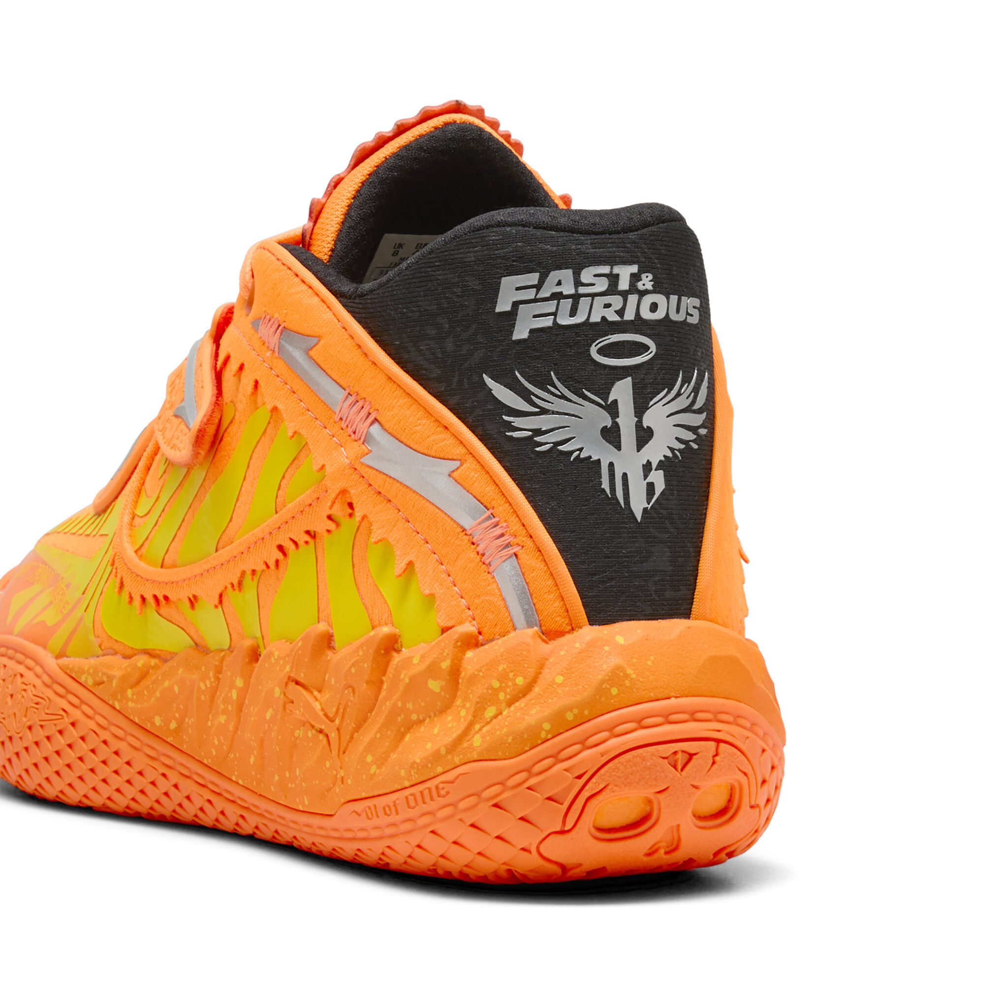 PUMA x FAST&FURIOUS MB.05 LA uniseks basketbalschoenen, Groen, Maat 40 thumbnail 5
