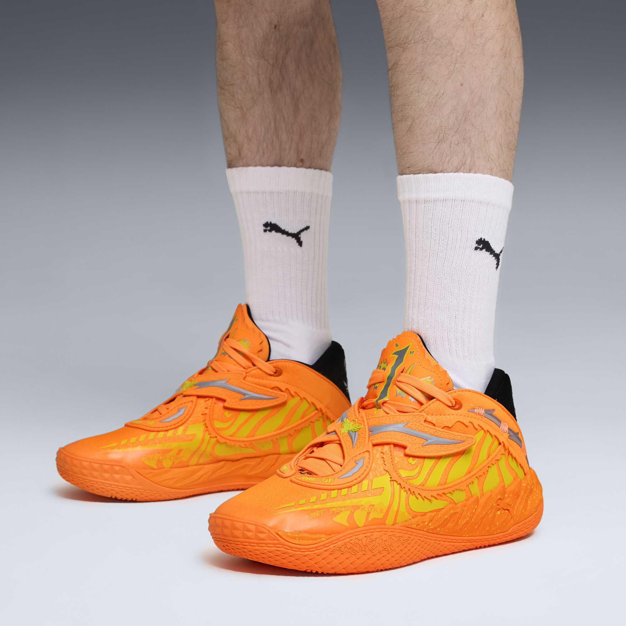 PUMA x FAST&FURIOUS MB.05 LA uniseks basketbalschoenen, Groen, Maat 40 thumbnail 8