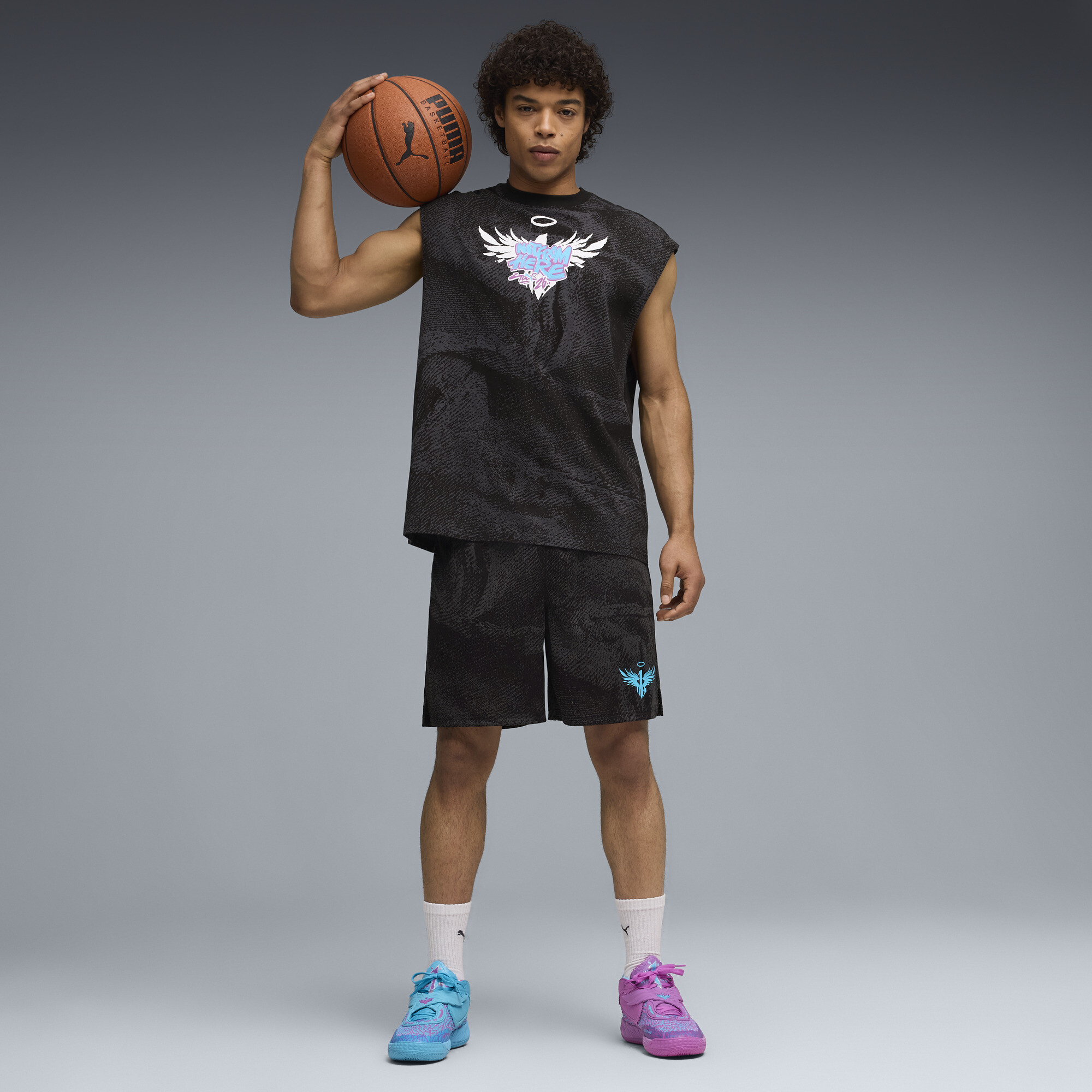 PUMA MB.05 Hive uniseks basketbalschoenen, Maat 45 thumbnail 8