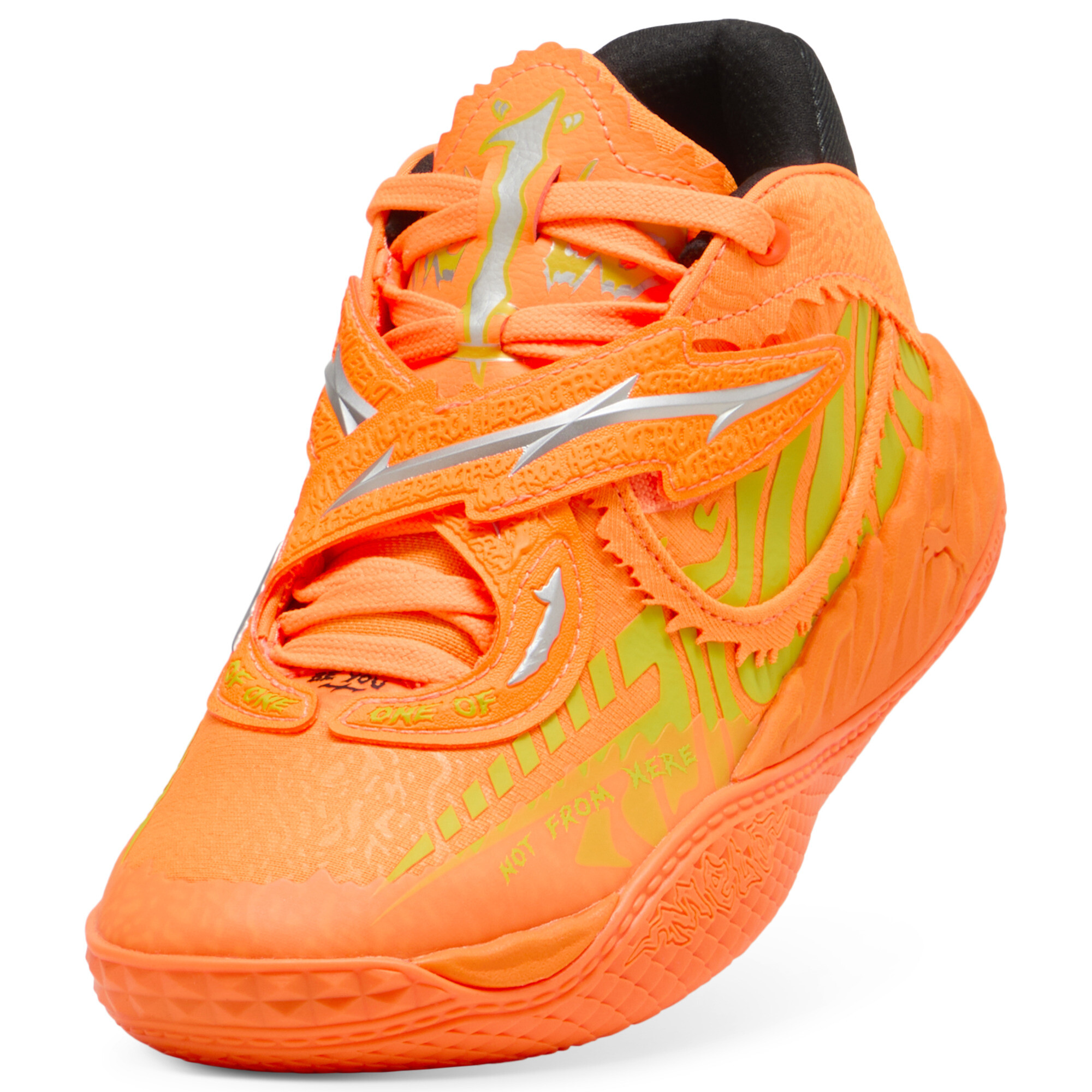 PUMA x FAST&FURIOUS MB.05 LA basketbalschoenen, Groen, Maat 38 thumbnail 4