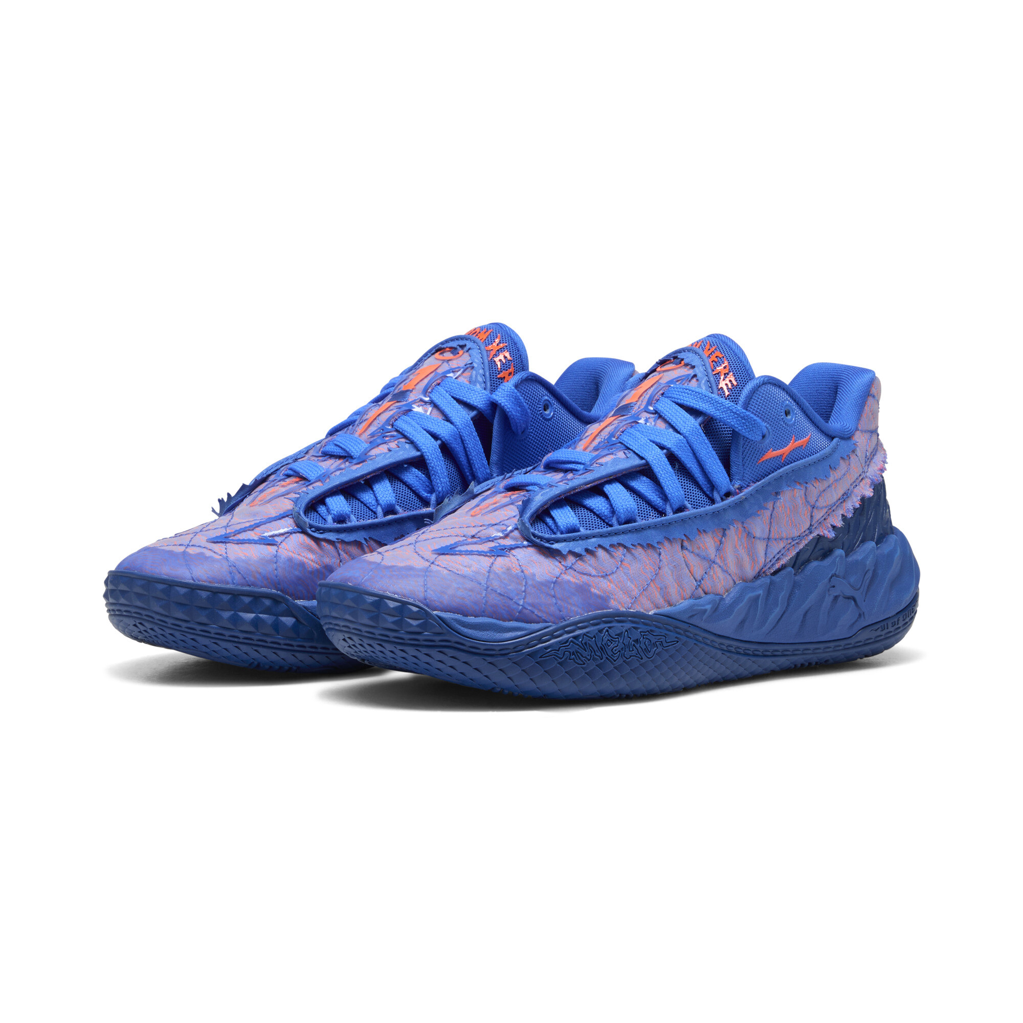 PUMA Chaussures de basketball MB.05 Lo Enfant et Adolescent, Accessoires, Bleu, 38.5