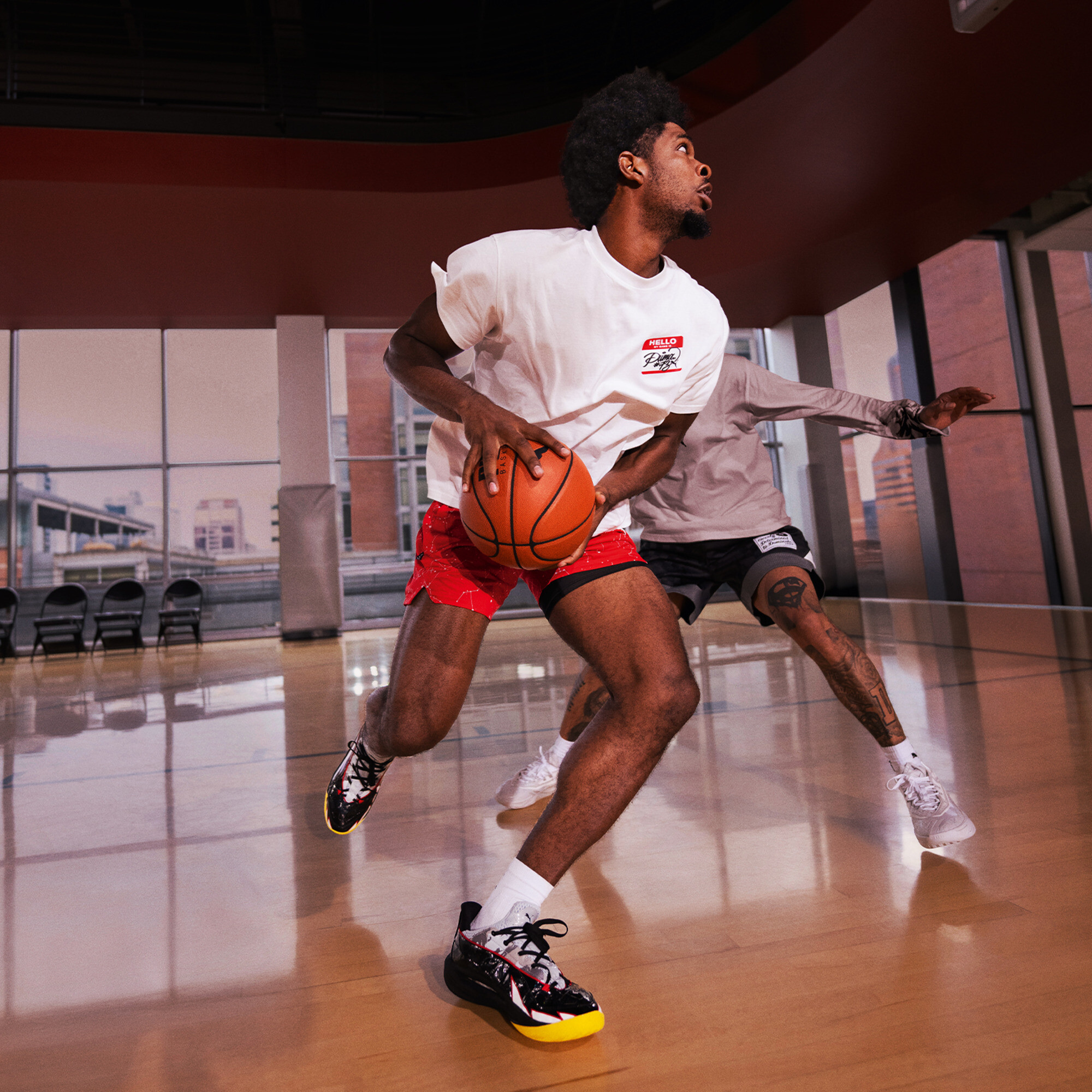 PUMA Scoot Zeros III uniseks basketbalschoenen, Rood, Maat 49,5 thumbnail 3