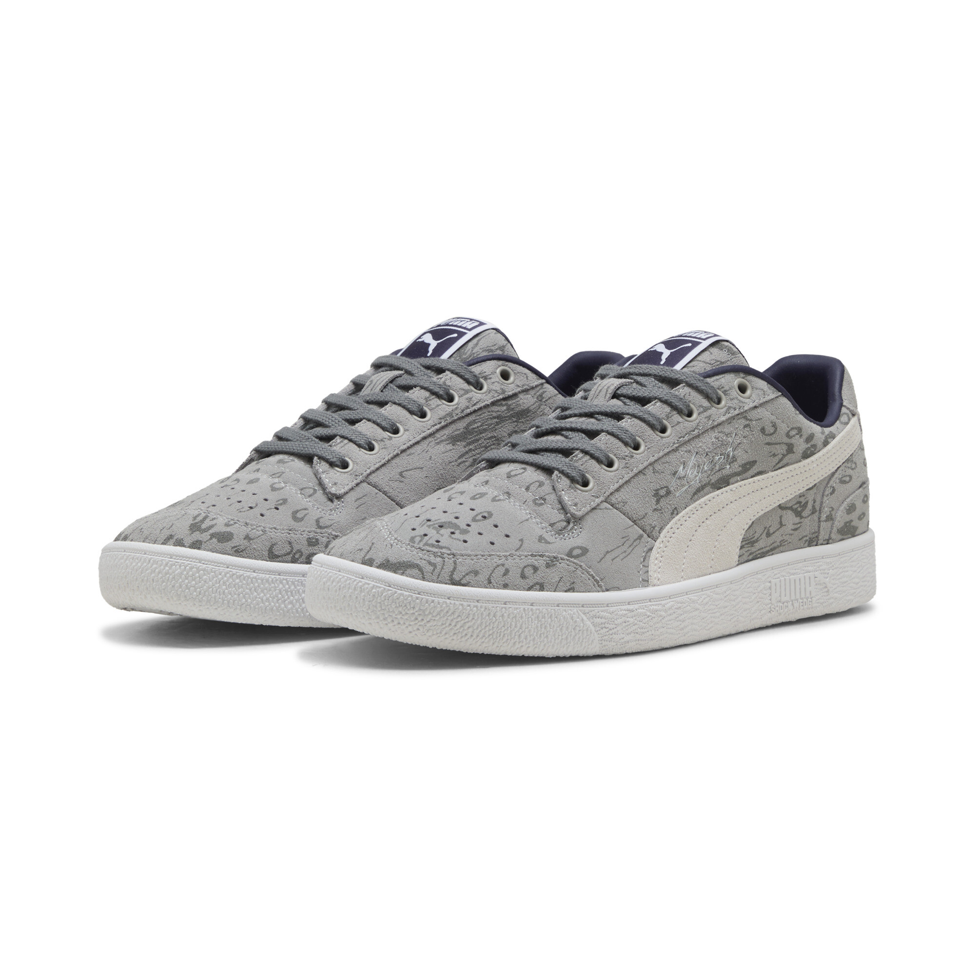 PUMA Majesty Cheejaw uniseks sneakers, Grijs/Wit, Maat 42,5 thumbnail 6