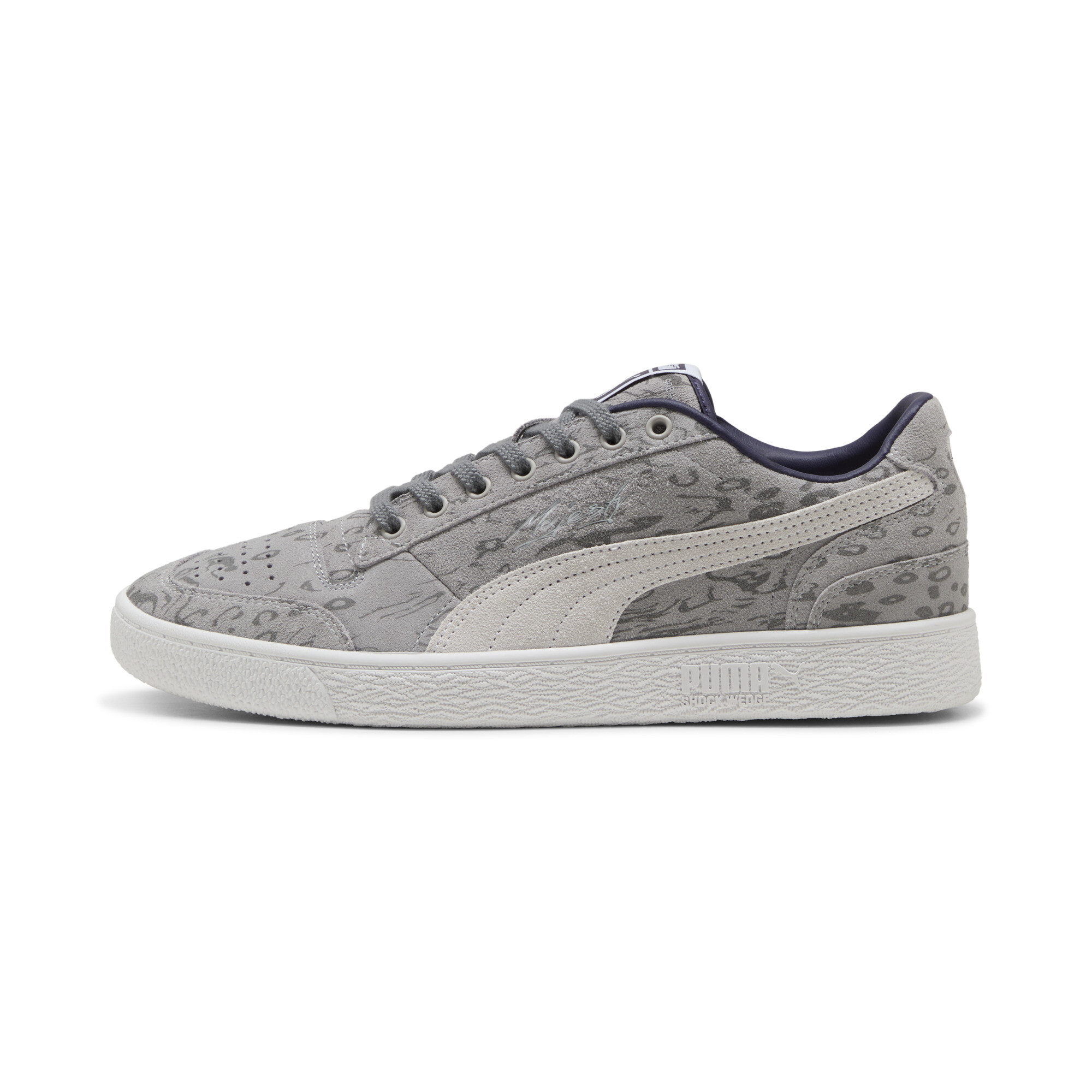 PUMA Majesty Cheejaw uniseks sneakers, Grijs/Wit, Maat 42,5
