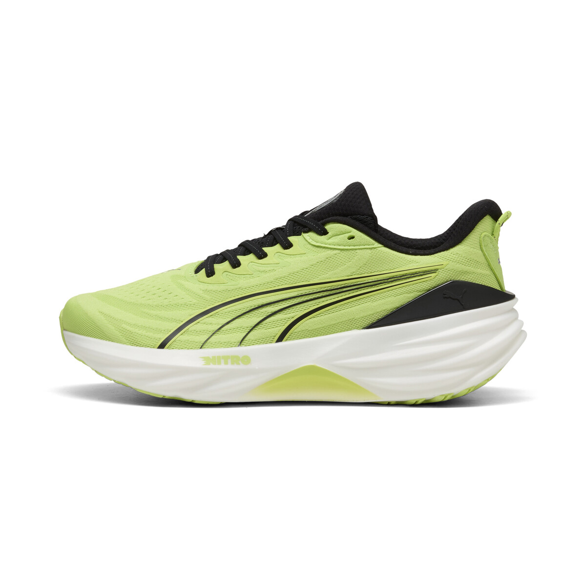 ForeverRun NITRO™ 3 Running Shoes Men in Sunny Lime/Black by PUMA, UK 10