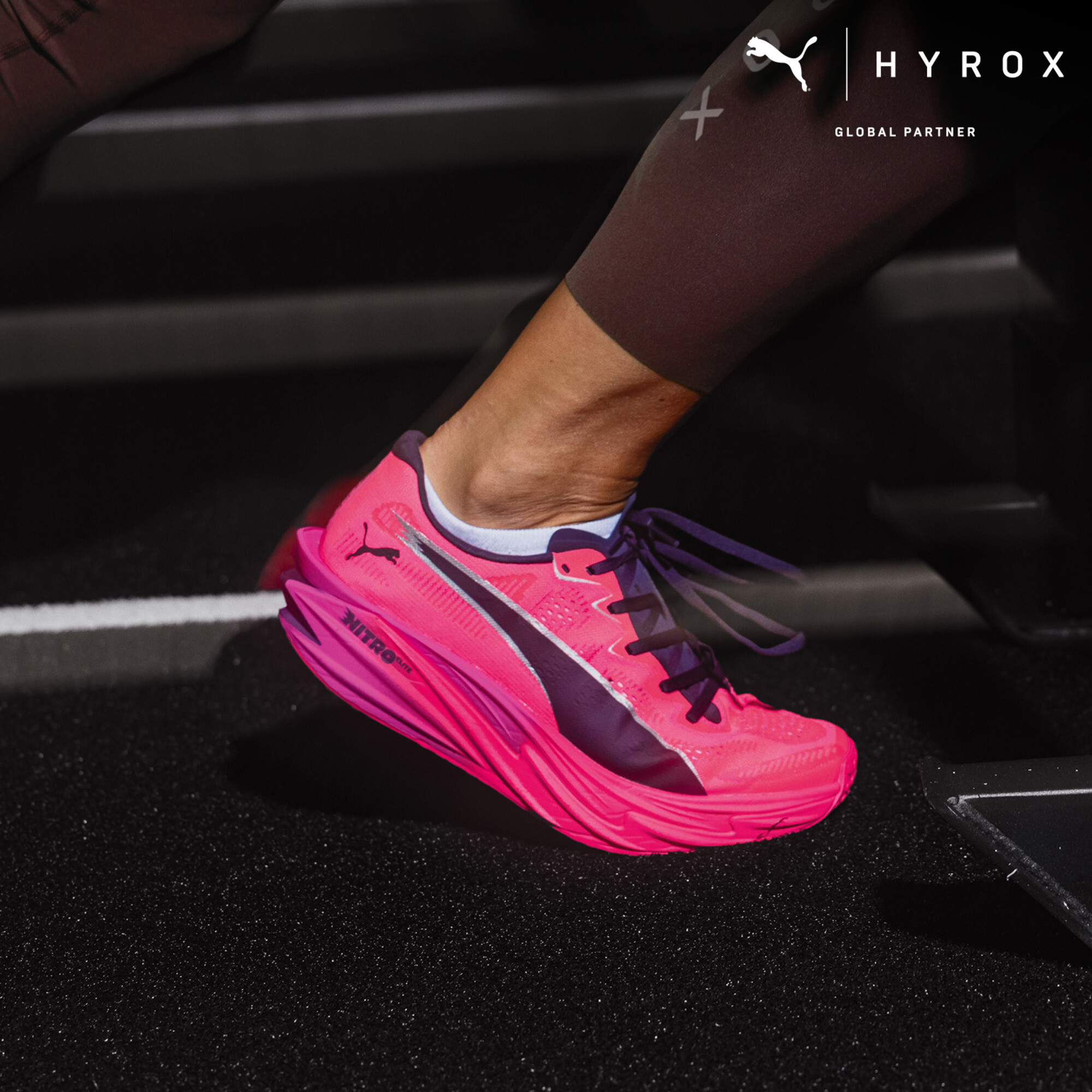 PUMA x HYROX Deviate NITRO™ Elite 4 schoenen voor Dames, Roze, Maat 39 thumbnail 2