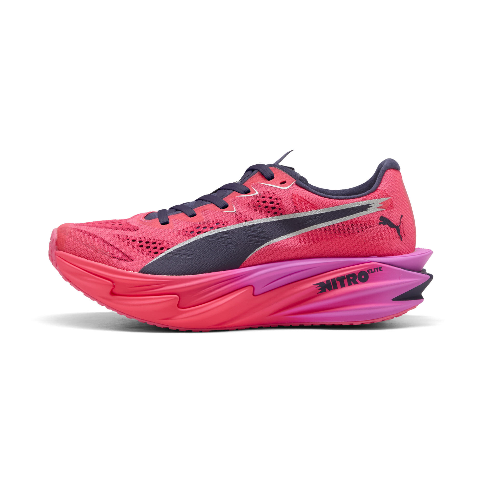PUMA x HYROX Deviate NITROâ¢ Elite 4 Women's Running Shoes in Pink, Size 10