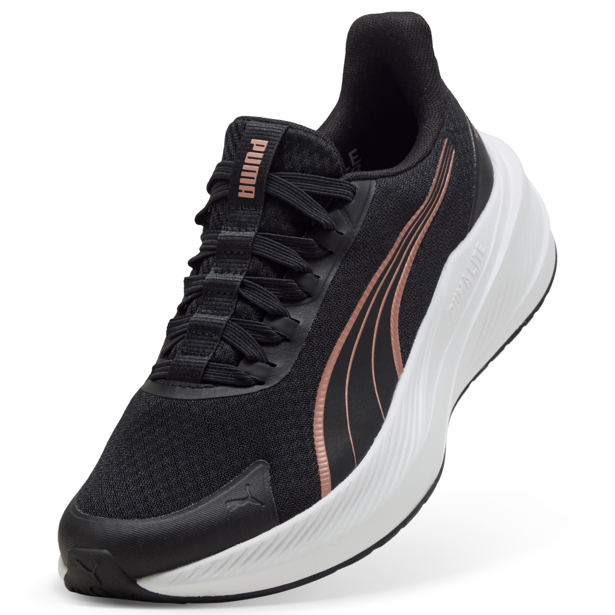 PUMA Dasher Lite SLIPTECHâ¢ uniseks hardloopschoenen, Roze/Zwart/Wit, Maat 38,5 thumbnail 2