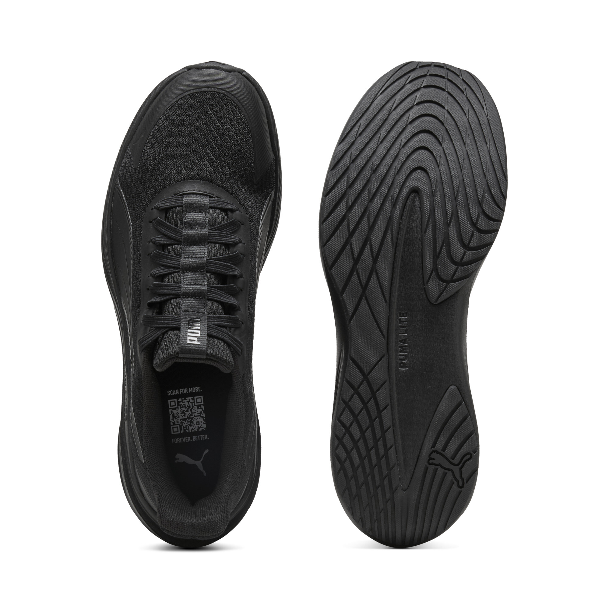 PUMA Dasher Lite SLIPTECHâ¢ uniseks hardloopschoenen, Zwart, Maat 43 thumbnail 4