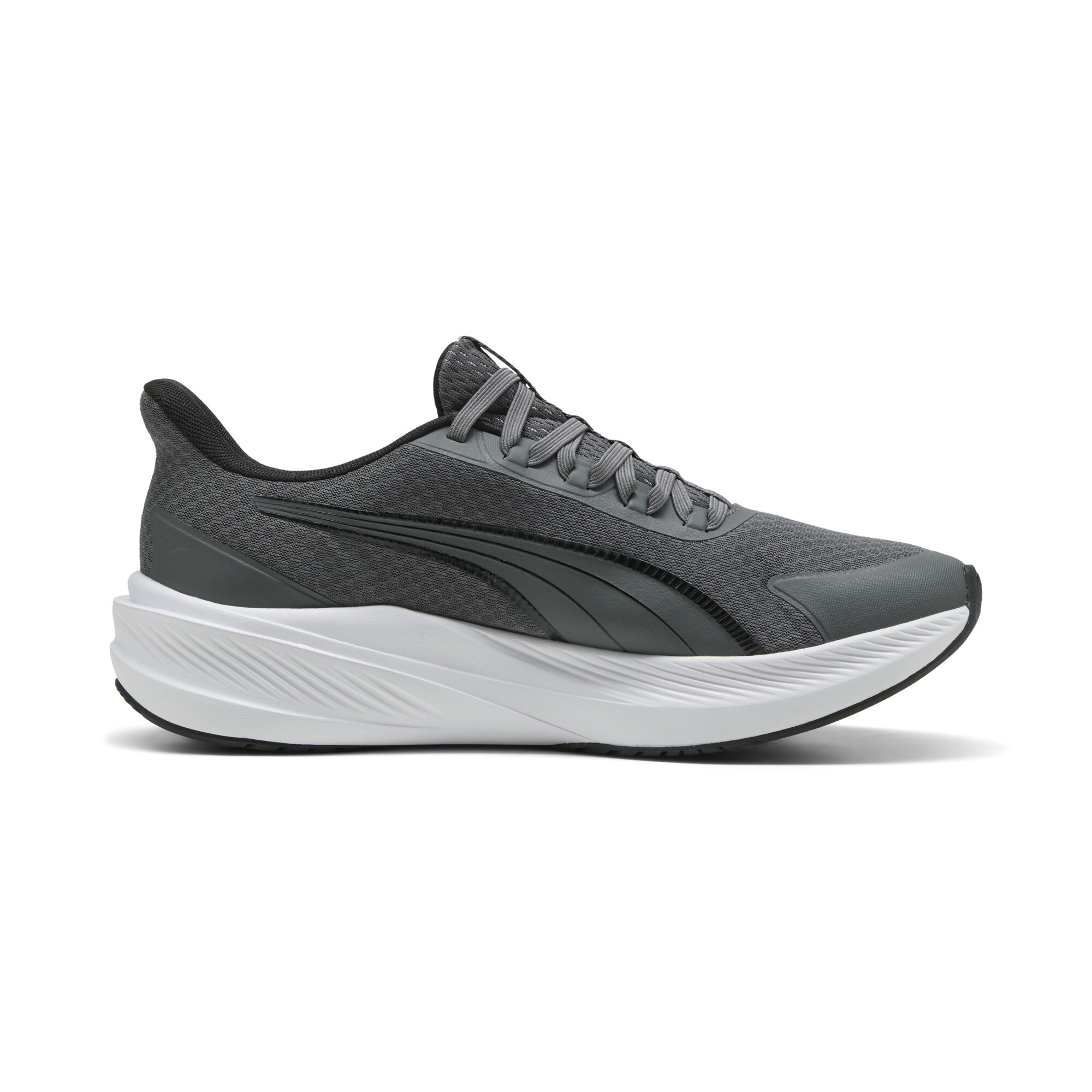 PUMA Dasher Lite SLIPTECHâ¢ uniseks hardloopschoenen, Zwart/Grijs/Wit, Maat 38,5 thumbnail 3