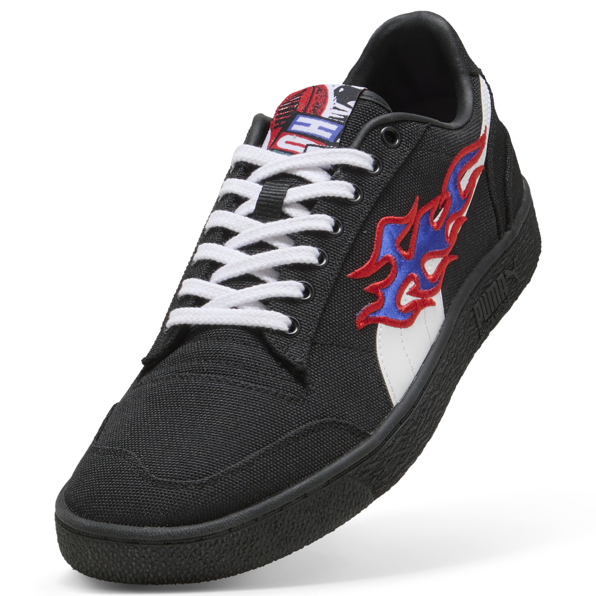 PUMA Majesty uniseks basketbalsneakers, Zwart/Wit, Maat 38 thumbnail 2