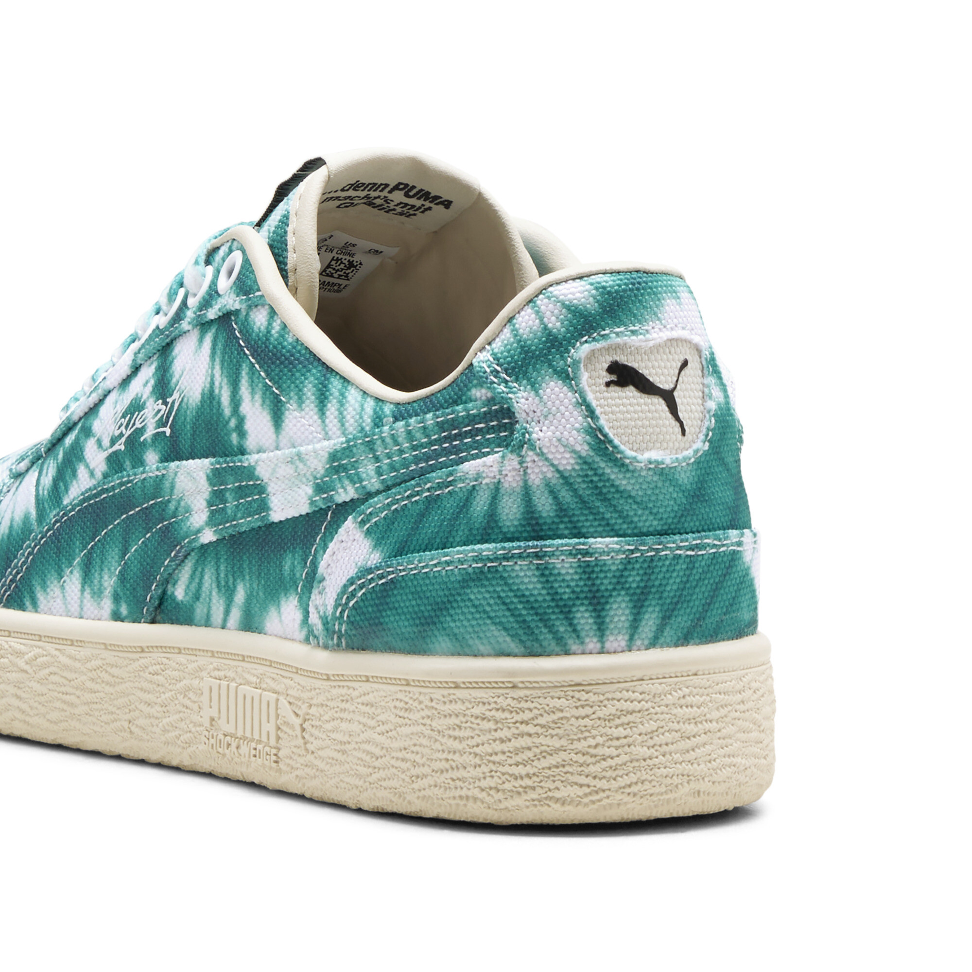 PUMA Majesty What The Fun uniseks sneakers, Groen/Wit, Maat 36 thumbnail 5