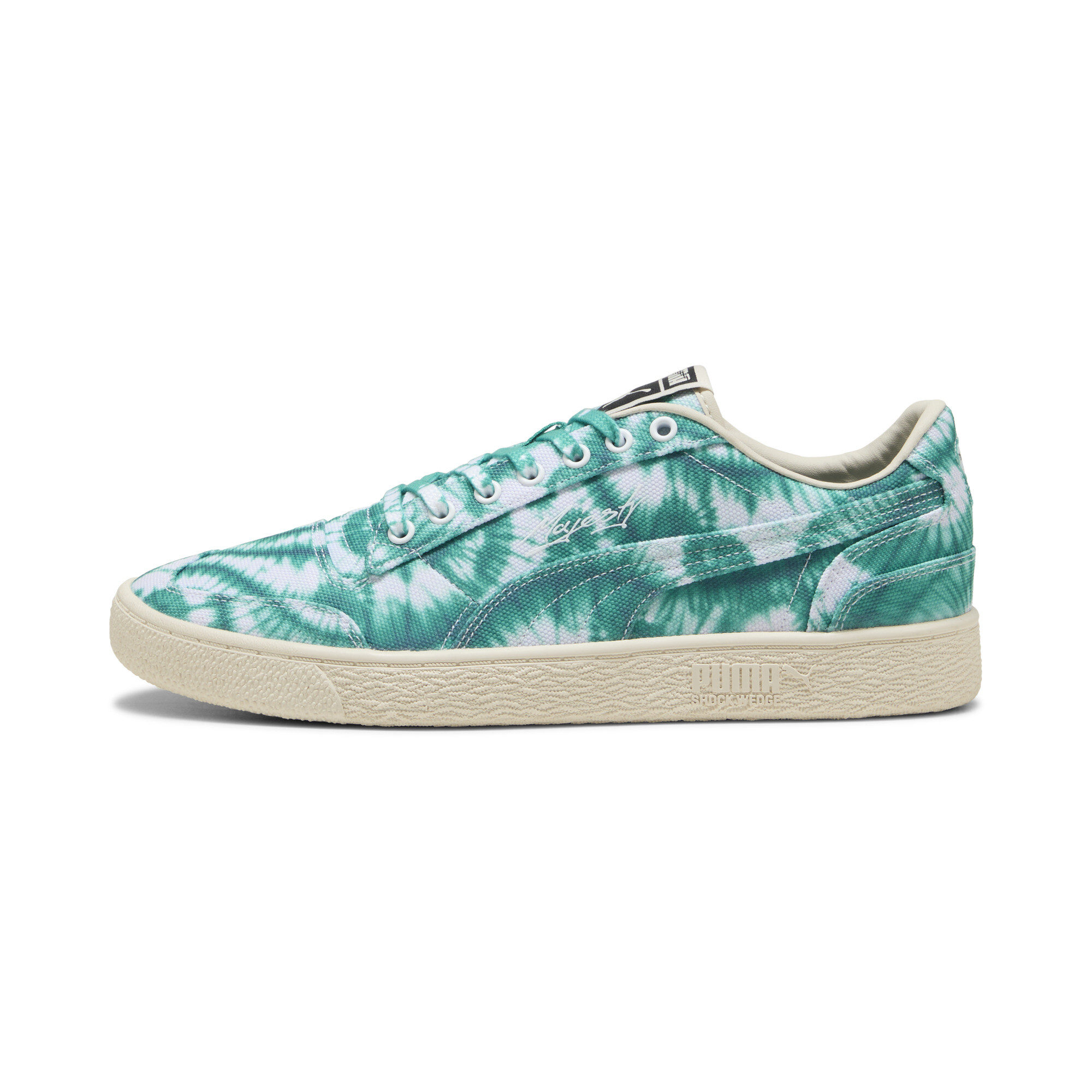 PUMA Majesty What The Fun uniseks sneakers, Groen/Wit, Maat 36