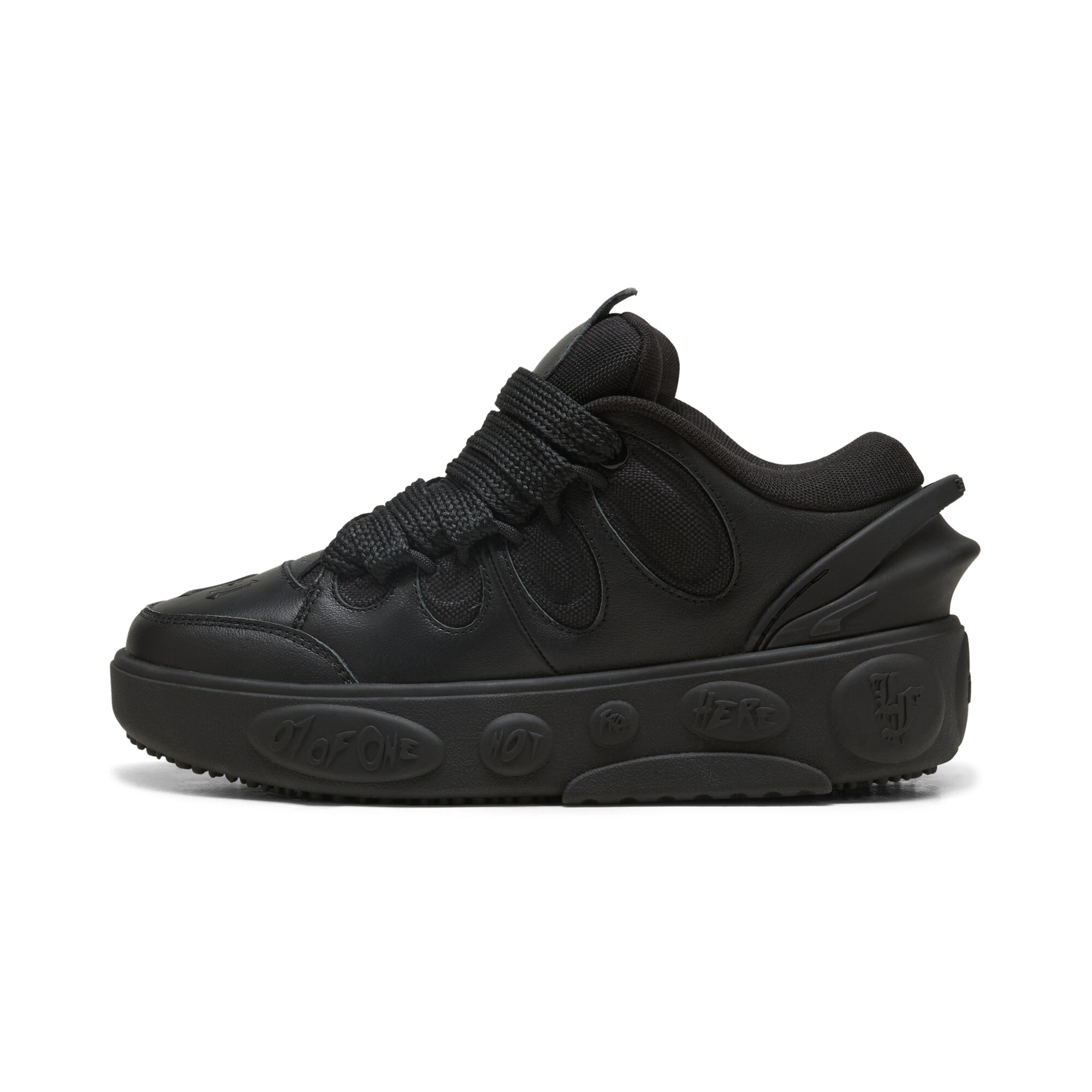 Puma La Francé 3x Black Jr Youth Shoes, Size 4.5 In Black