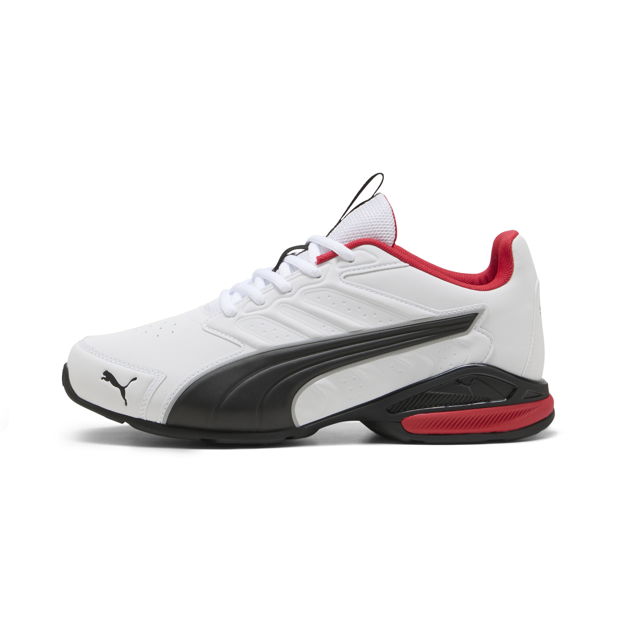 PUMA Electro Synthetic Leather Men's Sneakers in White - 313092_02