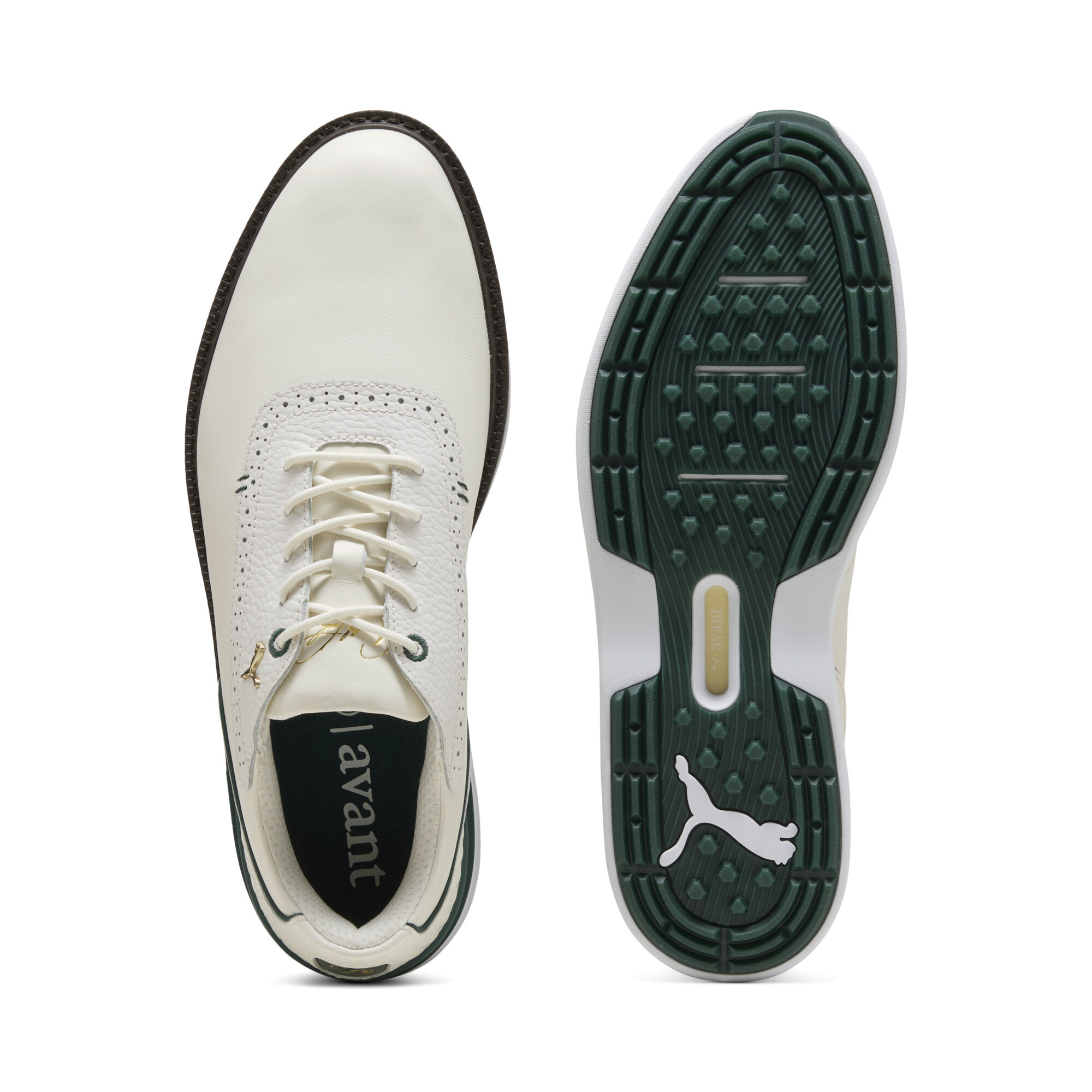 PUMA x ARNOLD PALMER Avant 2.0 golfschoenen voor Heren, Groen/Wit, Maat 44,5 thumbnail 4