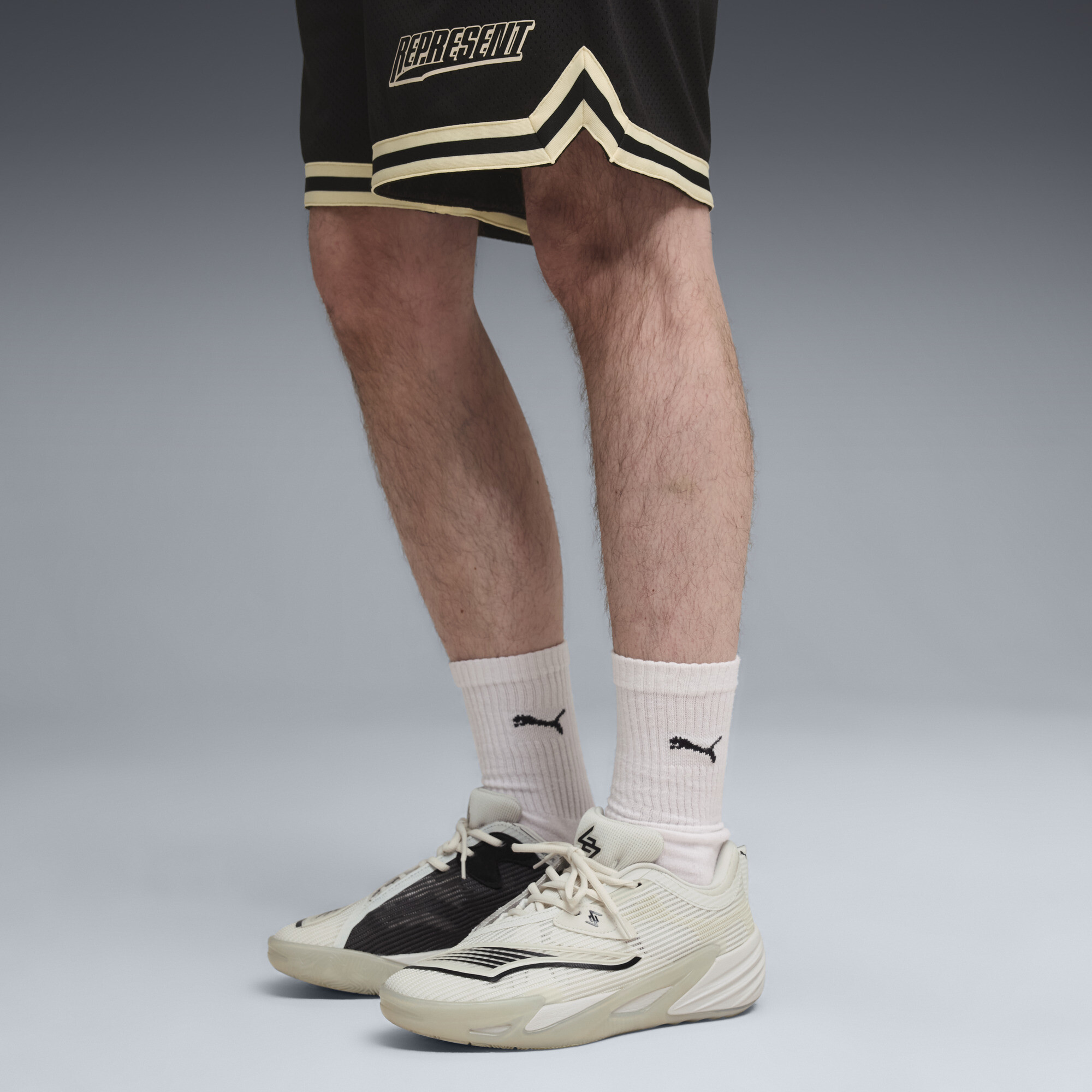 PUMA x REPRESENT All-Pro NITRO™ 2 sneakers uniseks, Zwart/Grijs, Maat 46 thumbnail 7