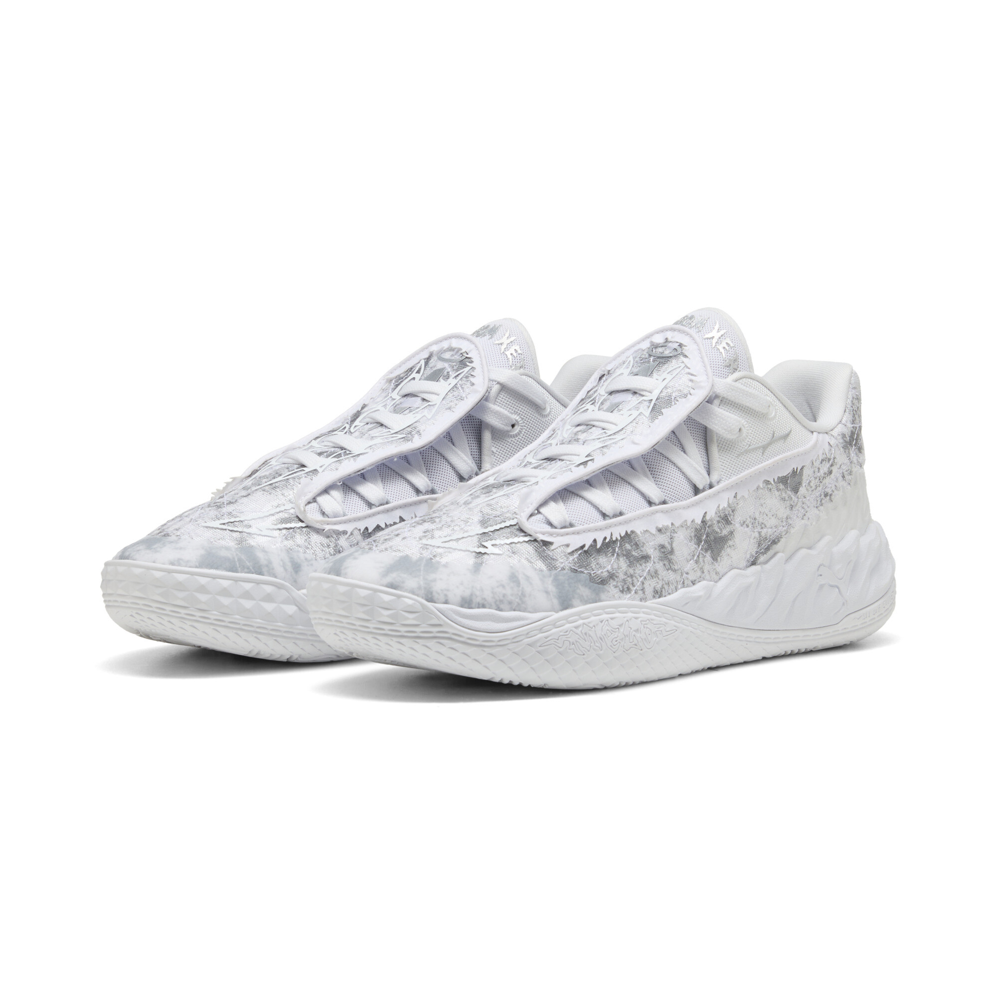 PUMA MB.05 Lo Team Basketballschuhe Unisex, Accessoires, Weiß, 44.5