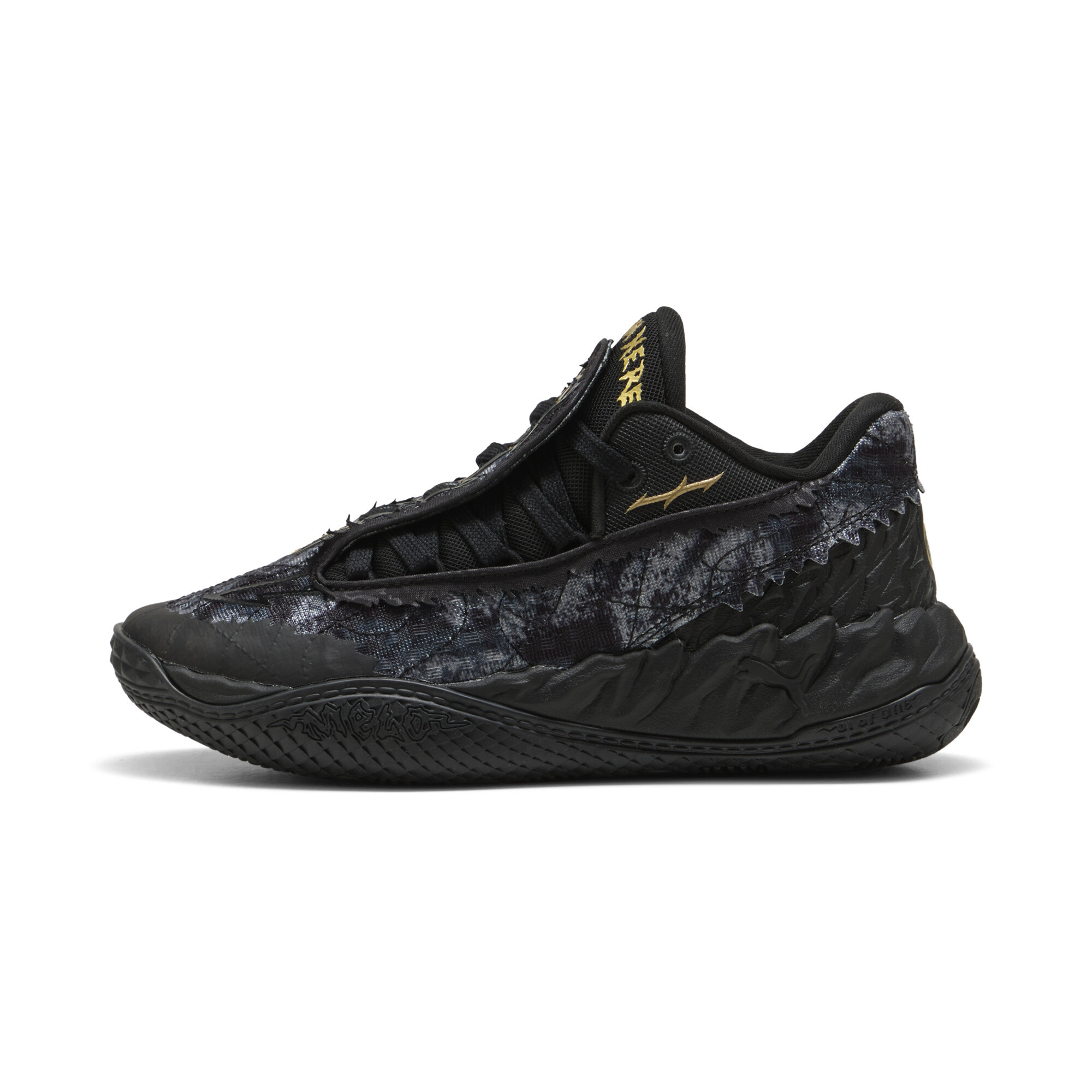 PUMA MB.05 Lo Team Basketballschuhe Teenager, Schuhe, Schwarz, 38.5