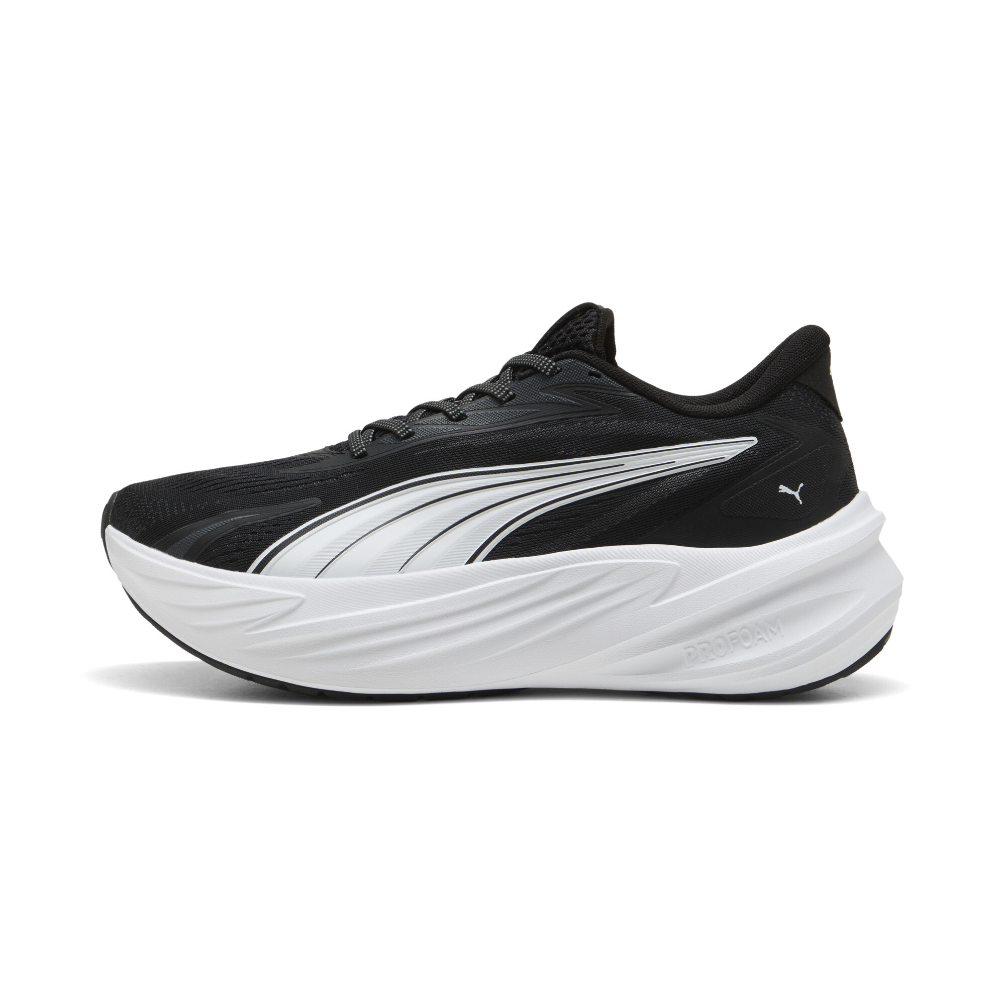 PUMA Maxima Pro uniseks hardloopschoenen, Zwart/Wit, Maat 35,5