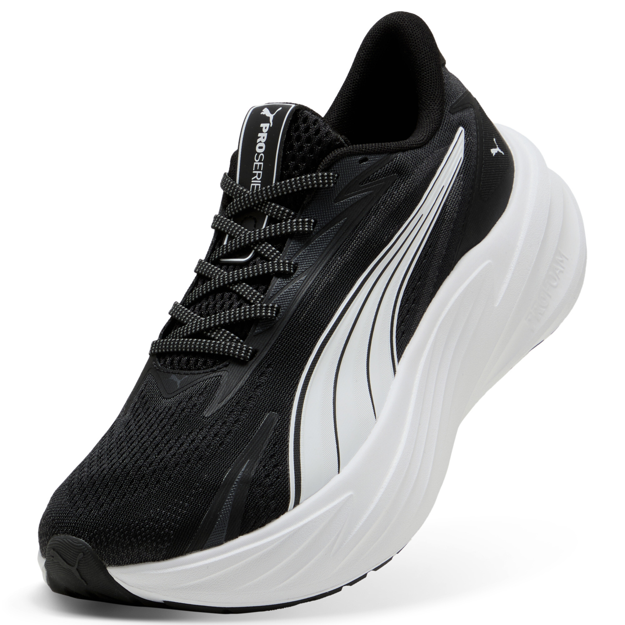 PUMA Maxima Pro uniseks hardloopschoenen, Zwart/Wit, Maat 35,5 thumbnail 2