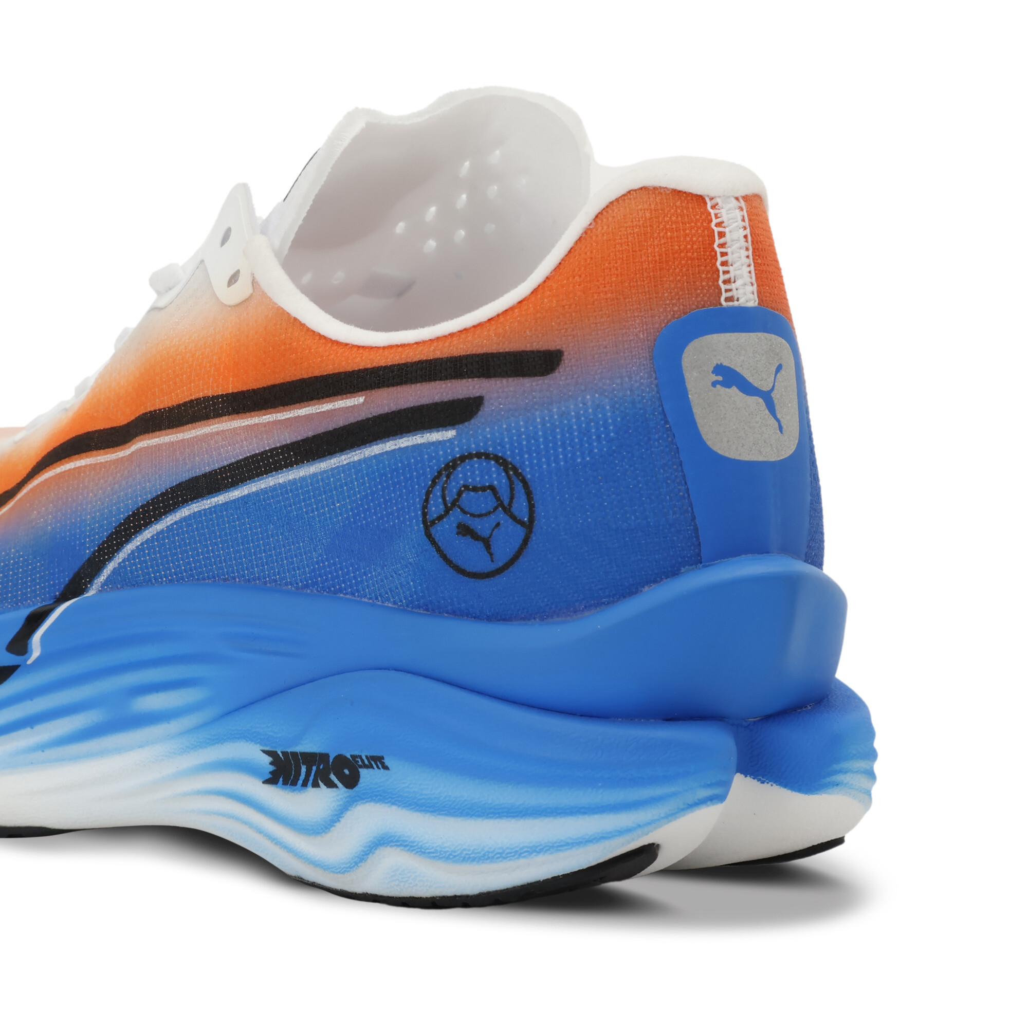 PUMA Deviate NITROâ¢ Elite 3 Ekiden hardloopschoenen voor Heren, Zwart/Wit, Maat 40 thumbnail 5