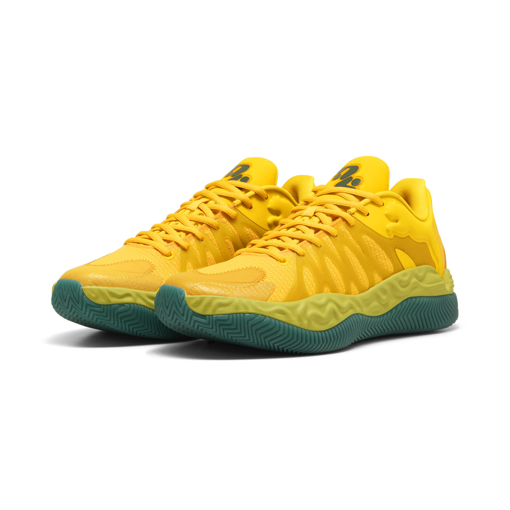 PUMA Chaussures de basketball HALI 1 Enfant et Adolescent Accessoires Jaune - vue 1