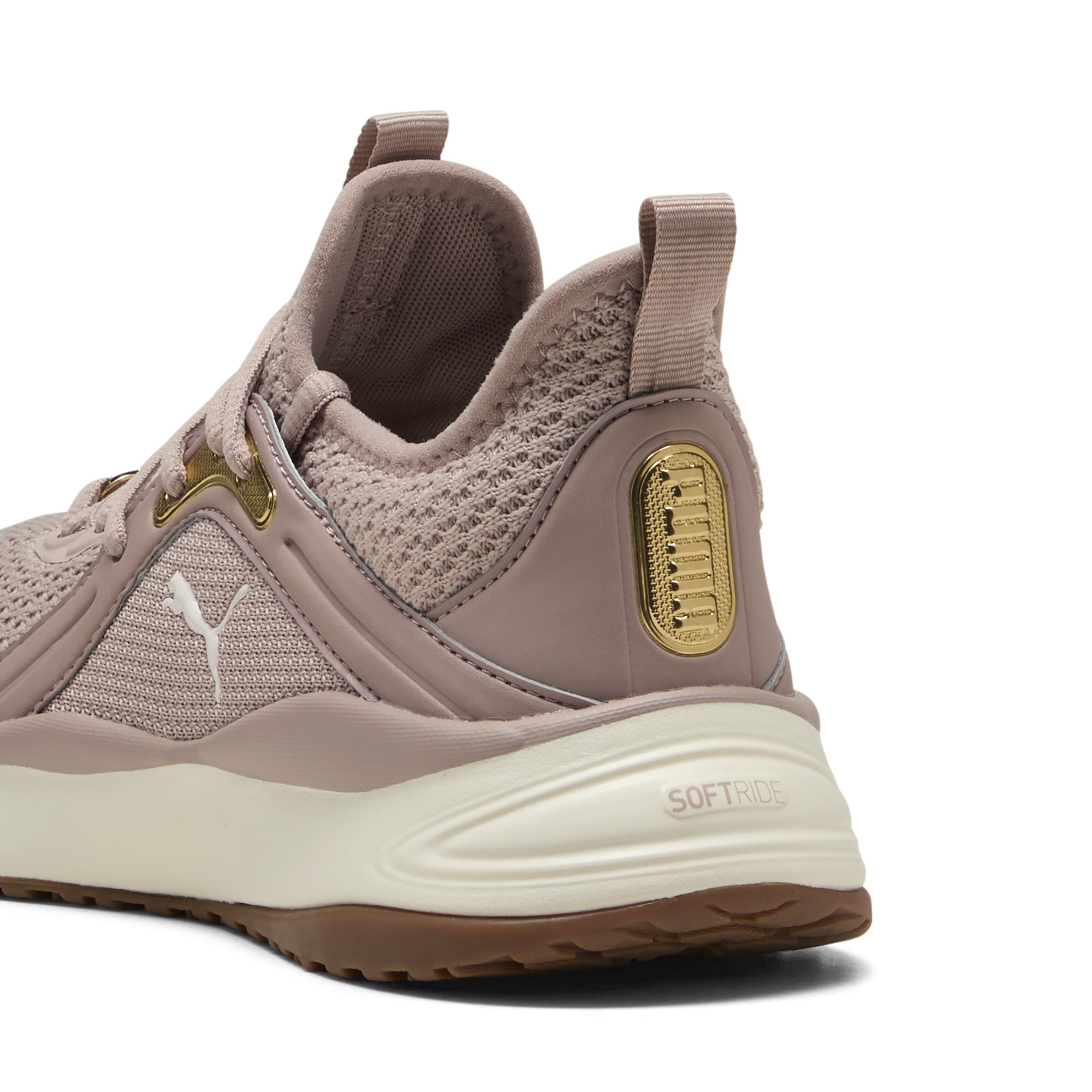 PUMA SOFTRIDE Karma sneakers voor Dames, Roze/Wit/Goud, Maat 39 thumbnail 5