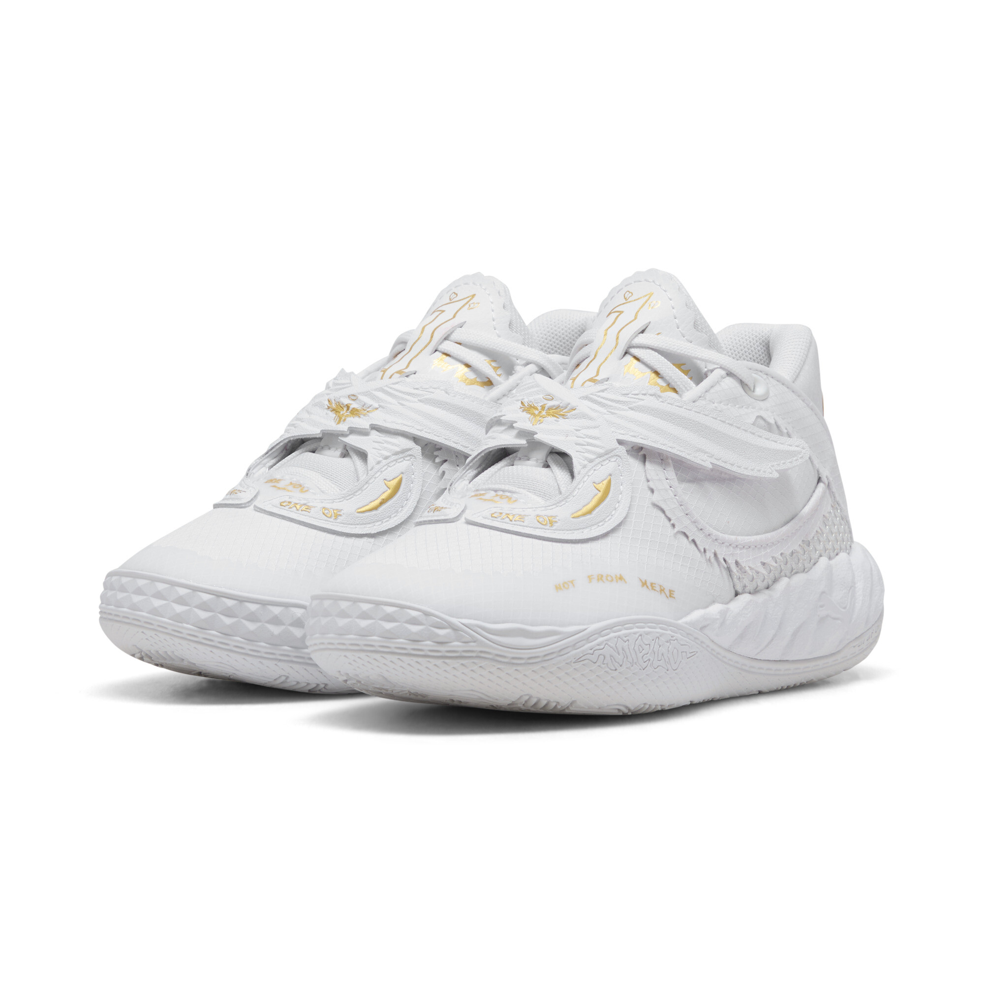 PUMA MB.05 Mist sneakers, Wit/Goud, Maat 29