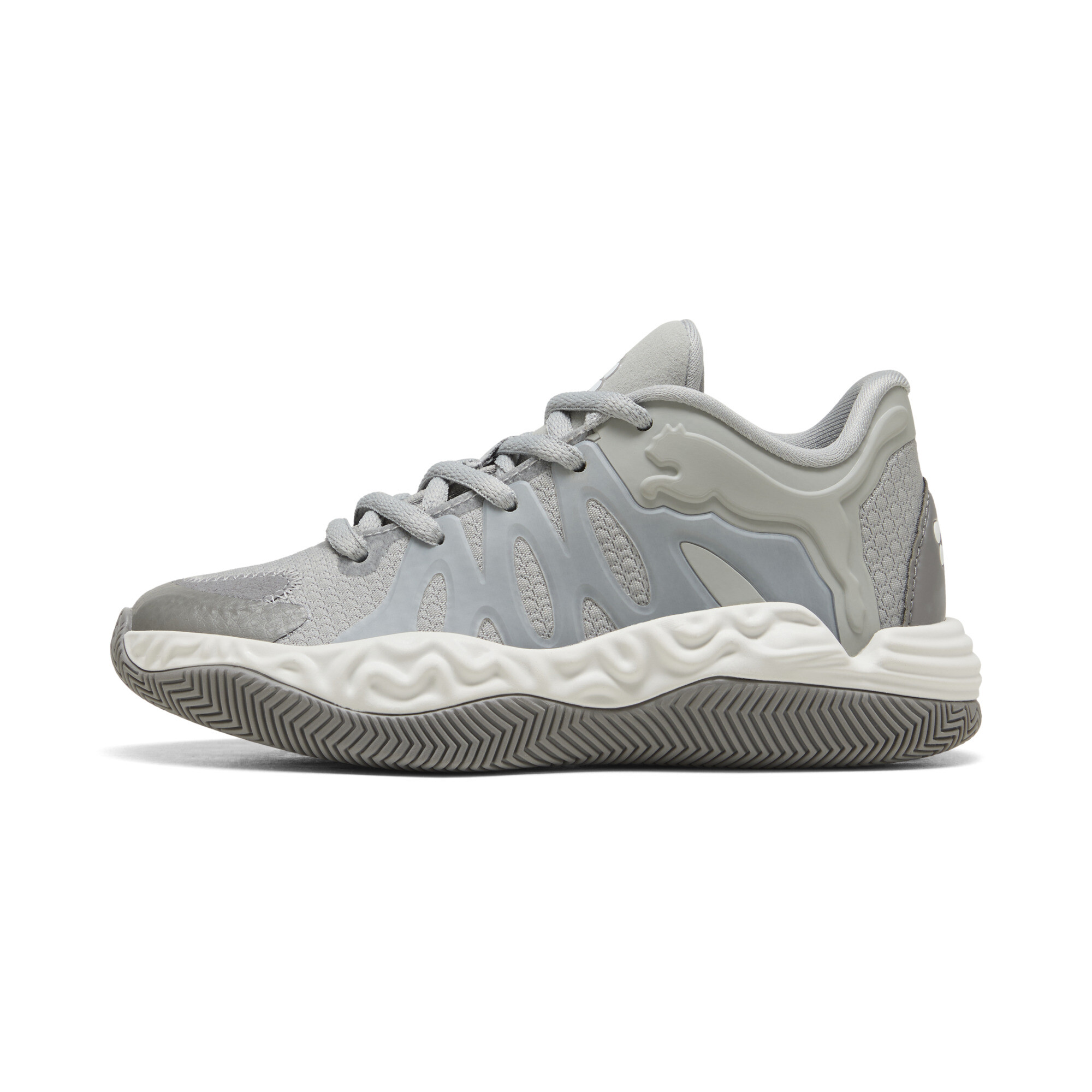Boys Preschool PUMA Hali 1 - Boys' Preschool Shoes Grey Echo/Feather Grey Size 02.5