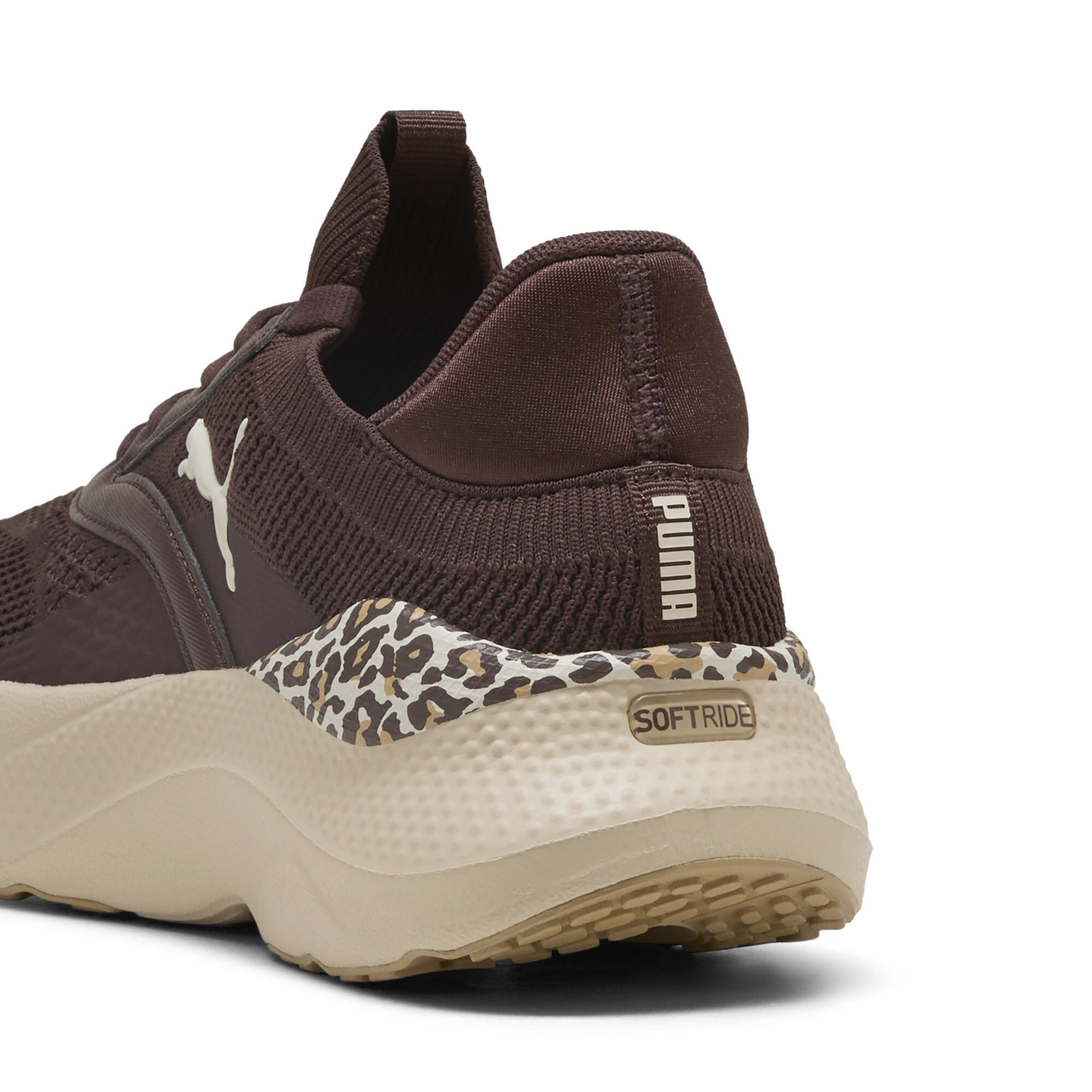 PUMA SOFTRIDE Mayve Animal sneakers voor Dames, Bruin, Maat 39 thumbnail 5