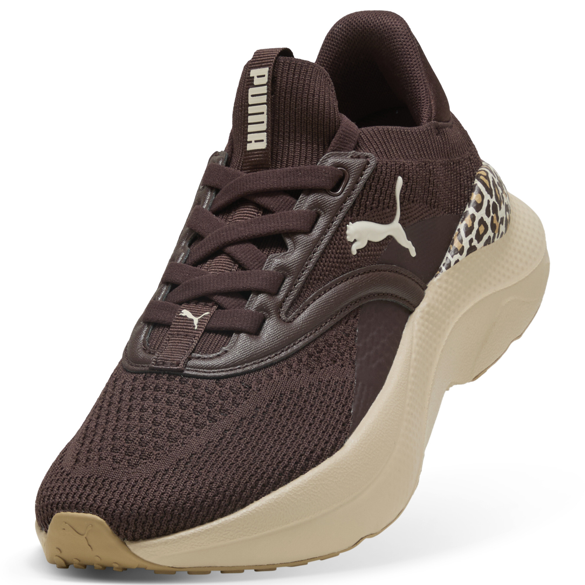 PUMA SOFTRIDE Mayve Animal sneakers voor Dames, Bruin, Maat 39 thumbnail 2