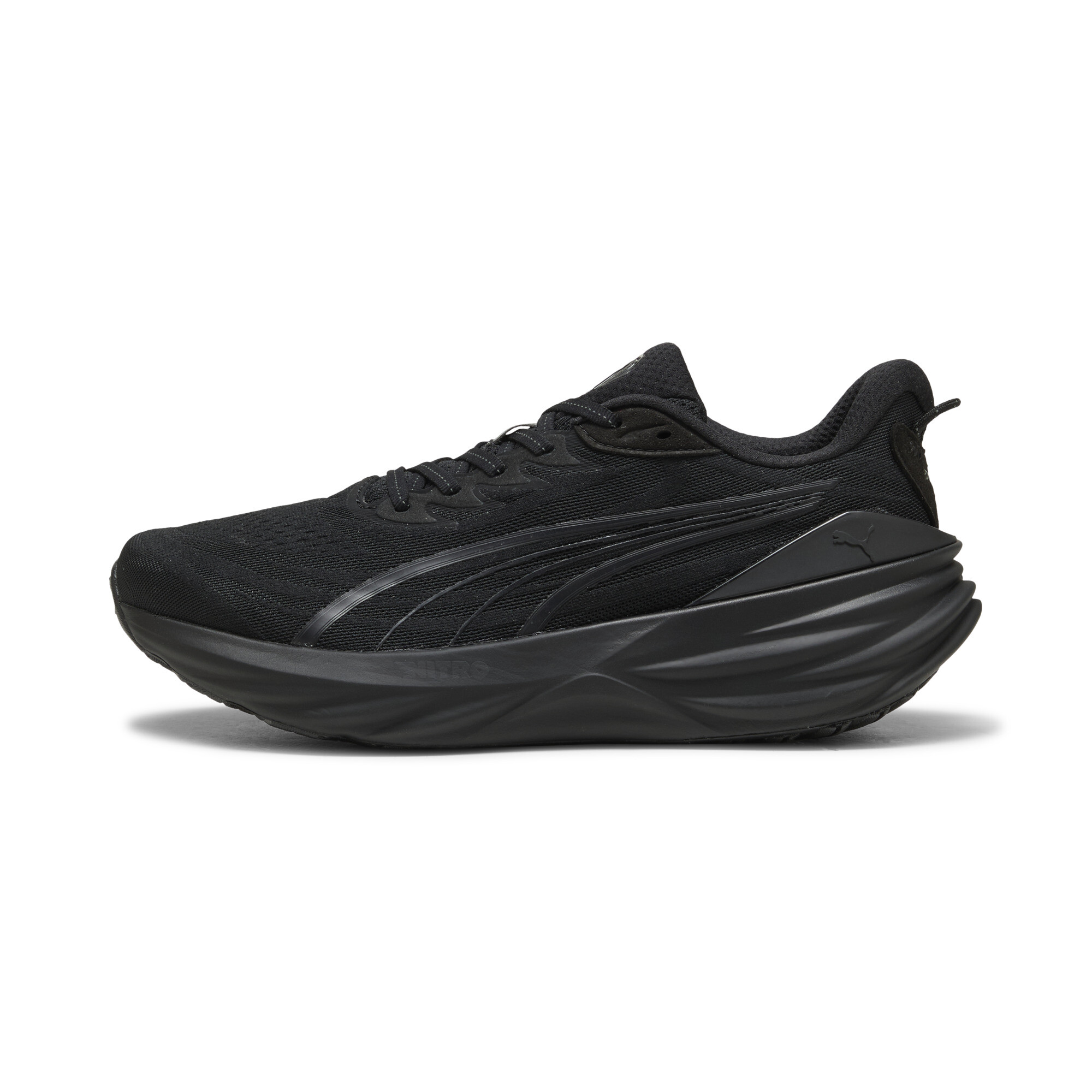 PUMA ForeverRun NITRO™ 3 Men's Wide Road Running Shoes in Black, Size 11