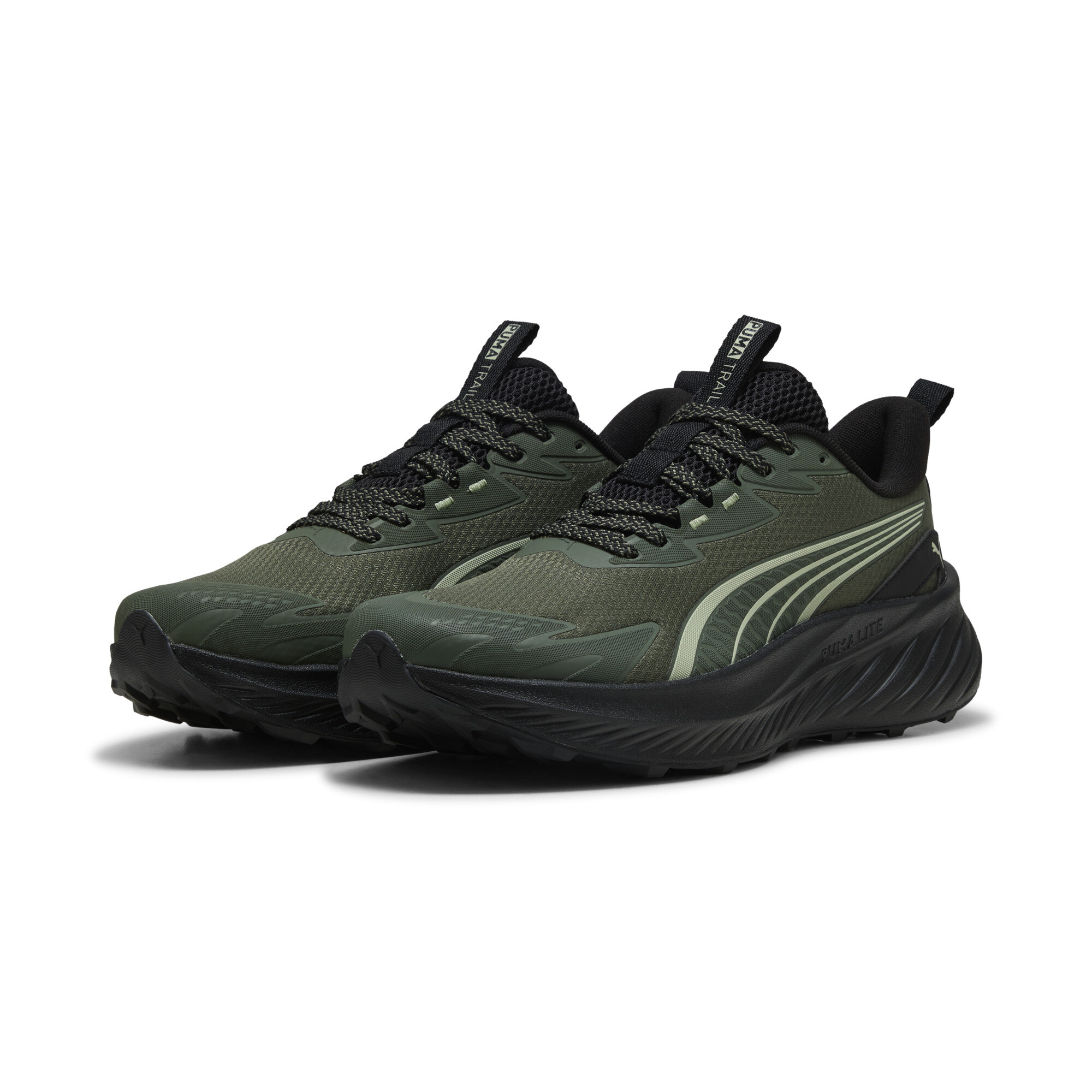 PUMA Pounce Lite 2 Trailrunning-Laufschuhe Unisex, Accessoires, Grün, 40.5